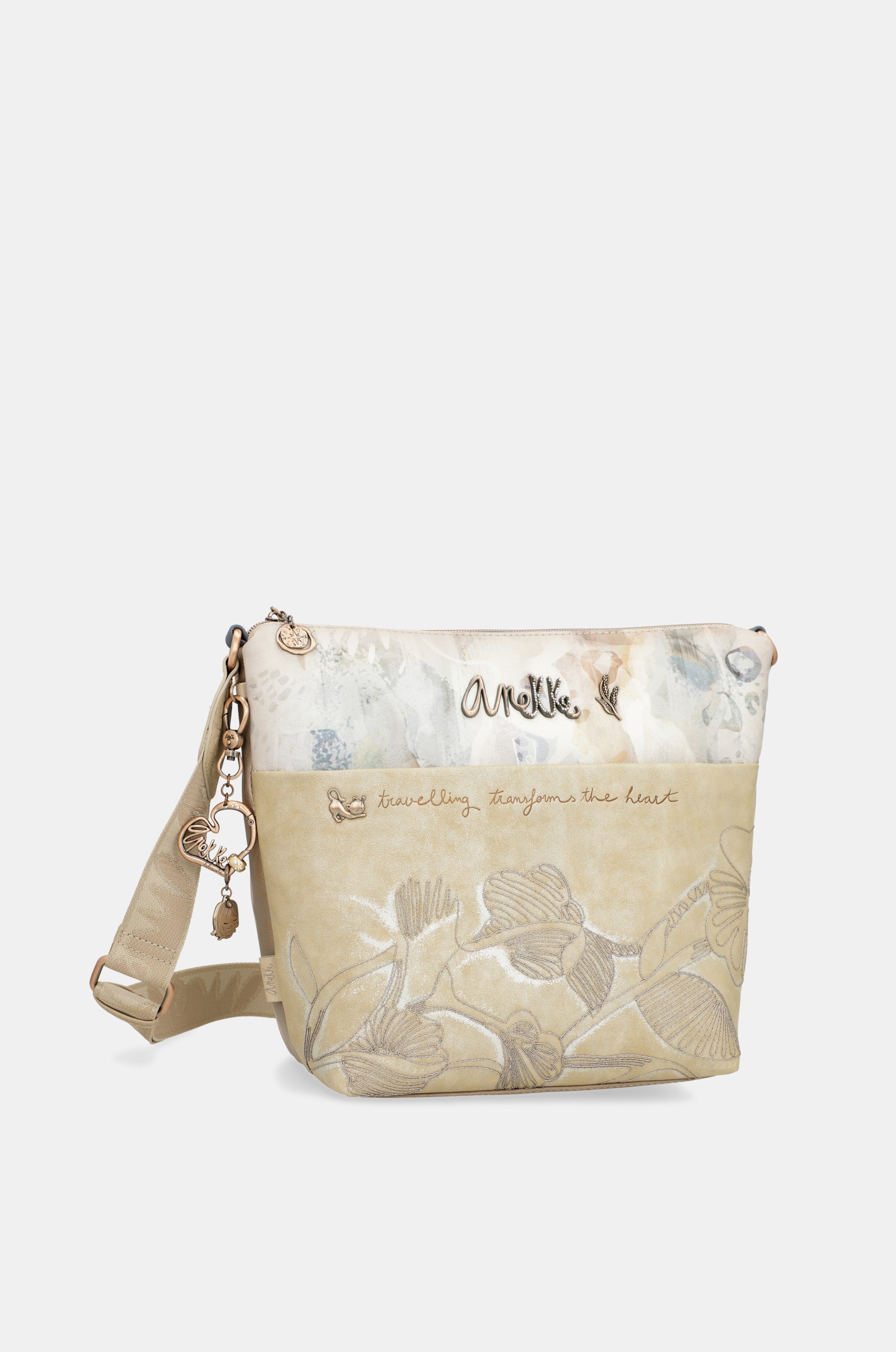 Large crossbody bag with front pocket Memories