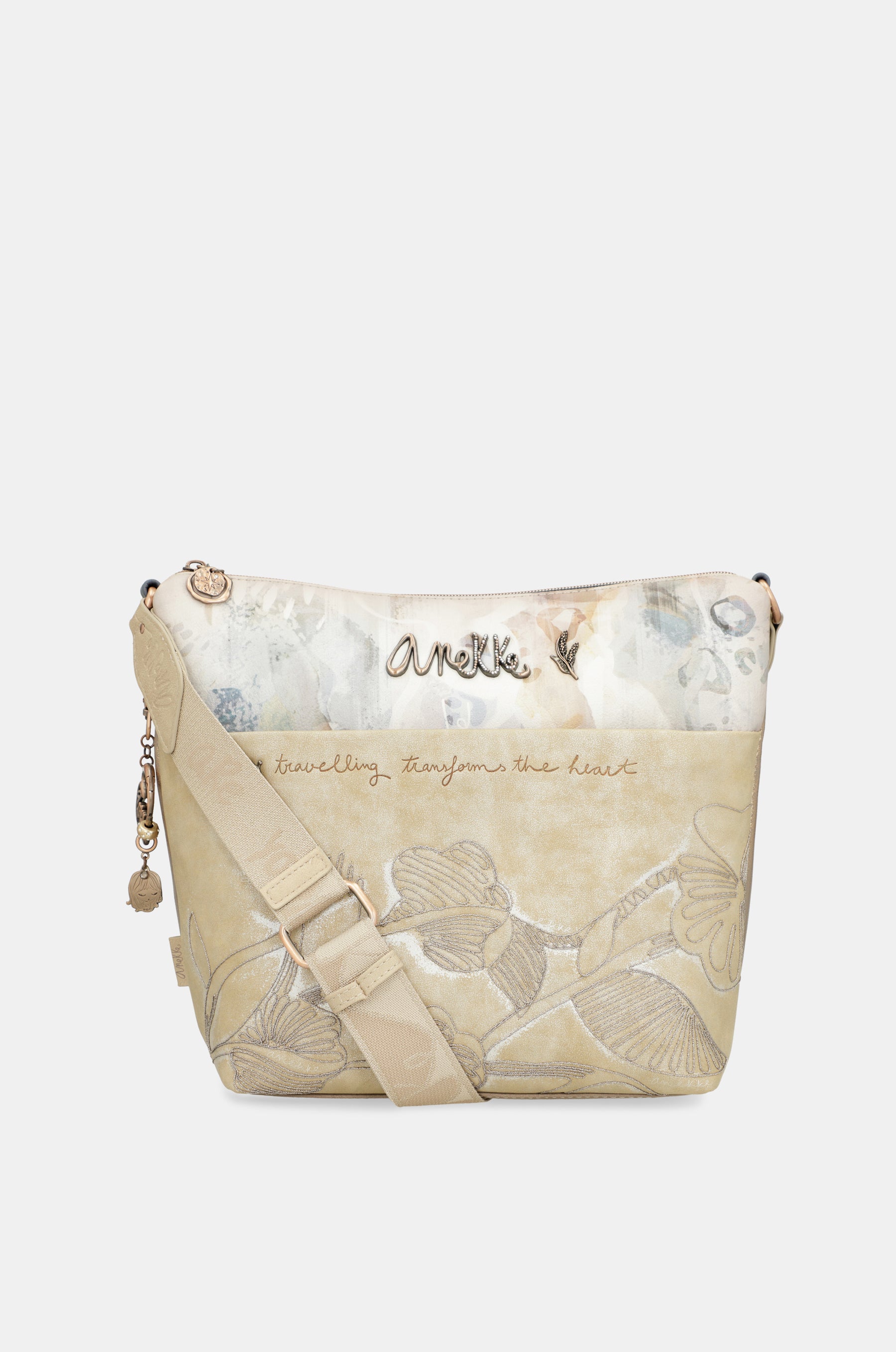 Large crossbody bag with front pocket Memories