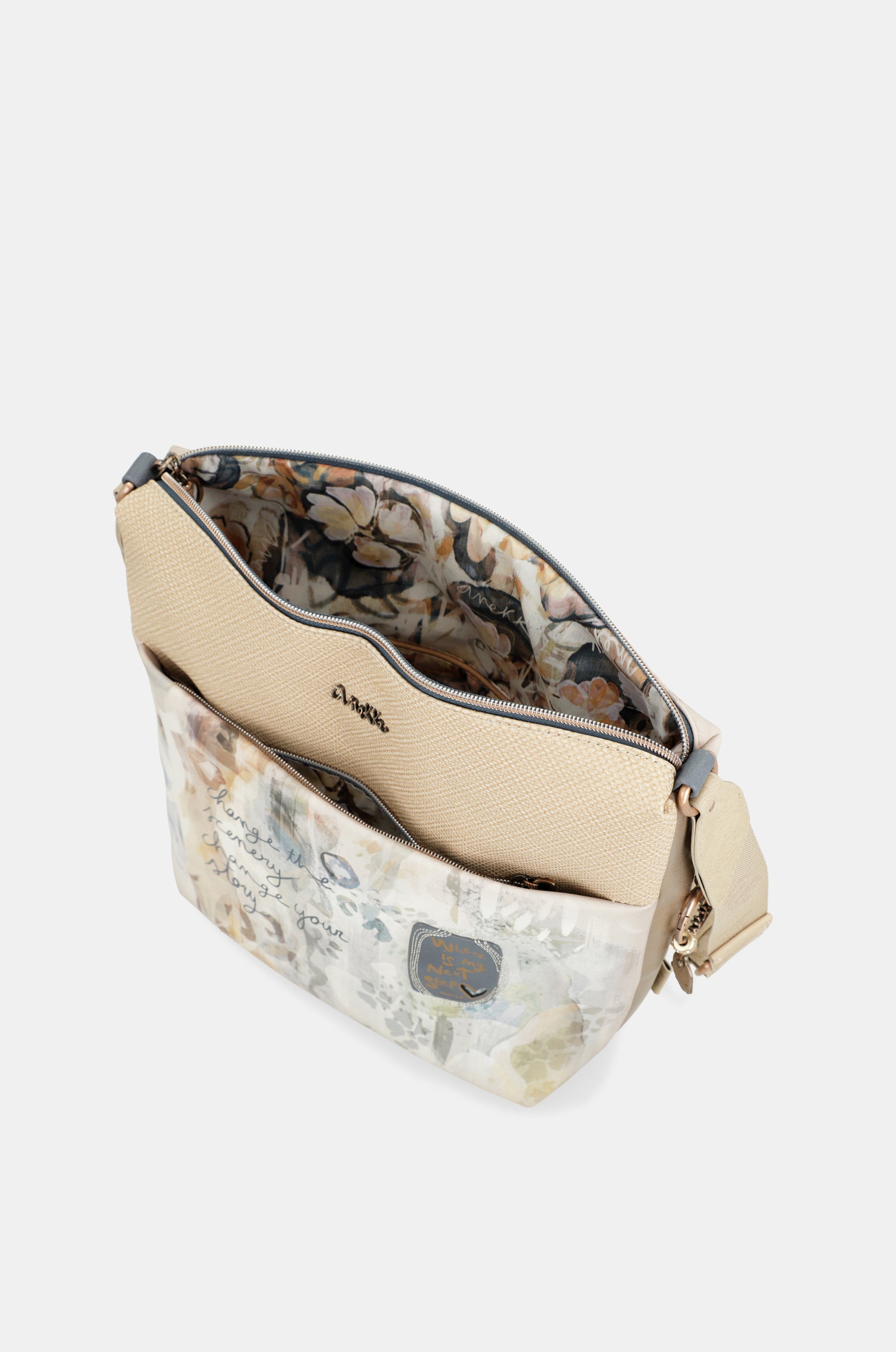 Large crossbody bag with front pocket Memories