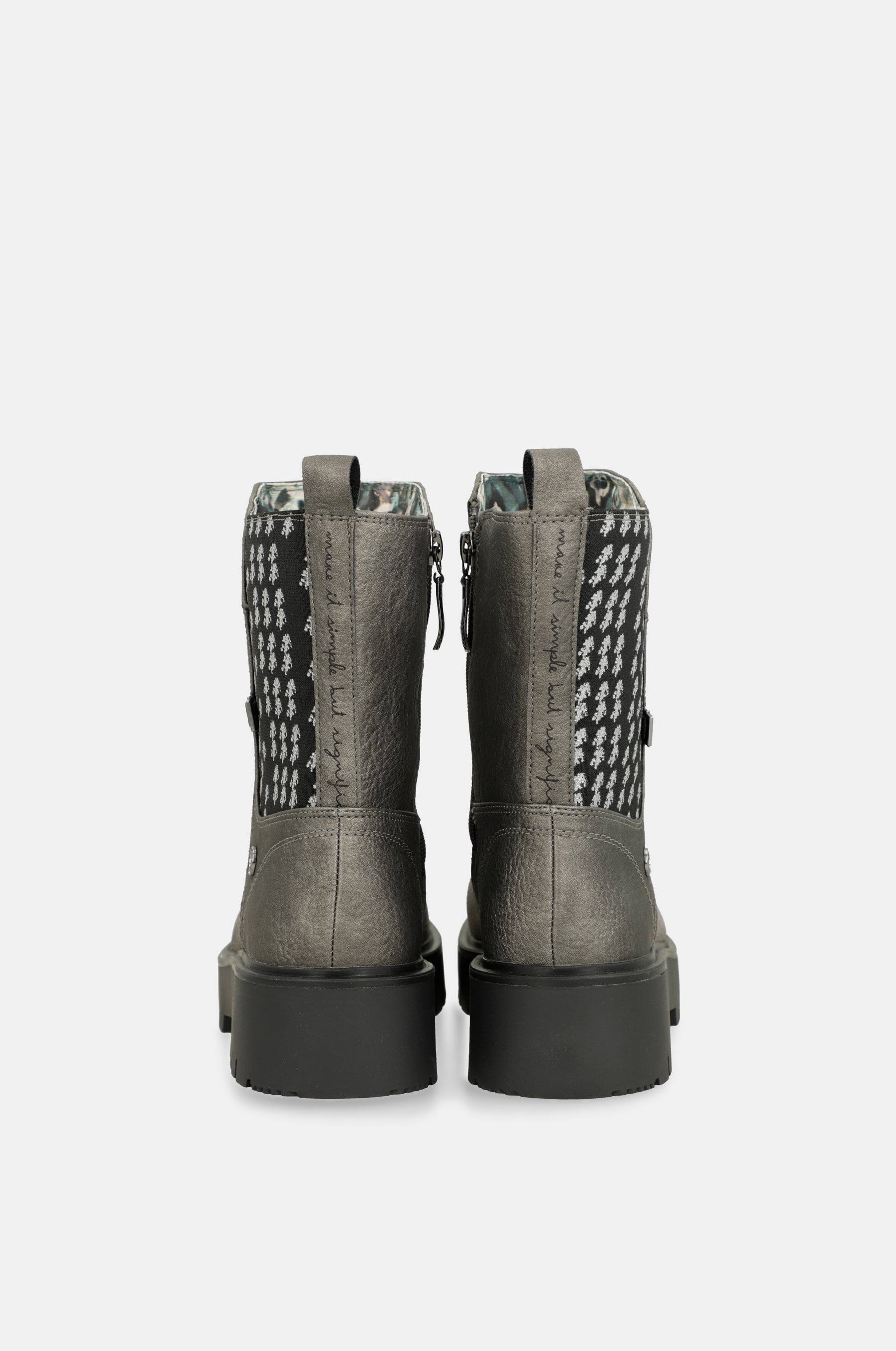 Nature Koko pewter boots