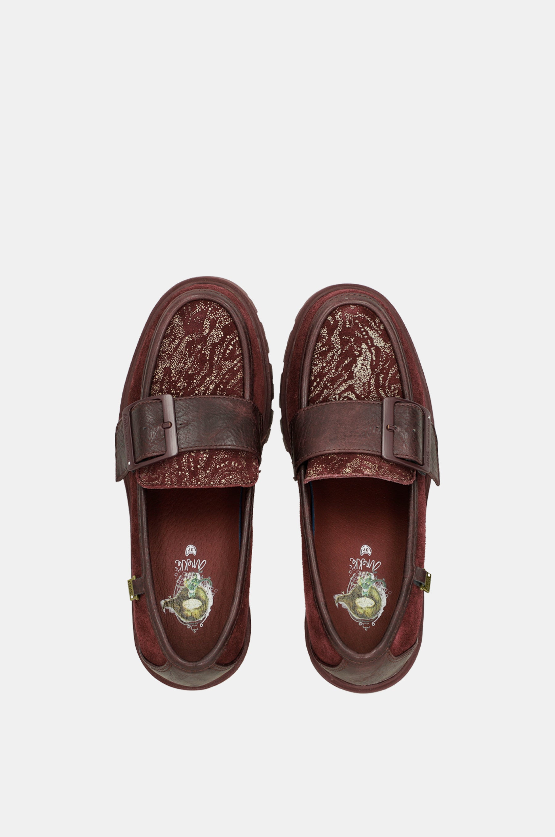 Burgundy loafers