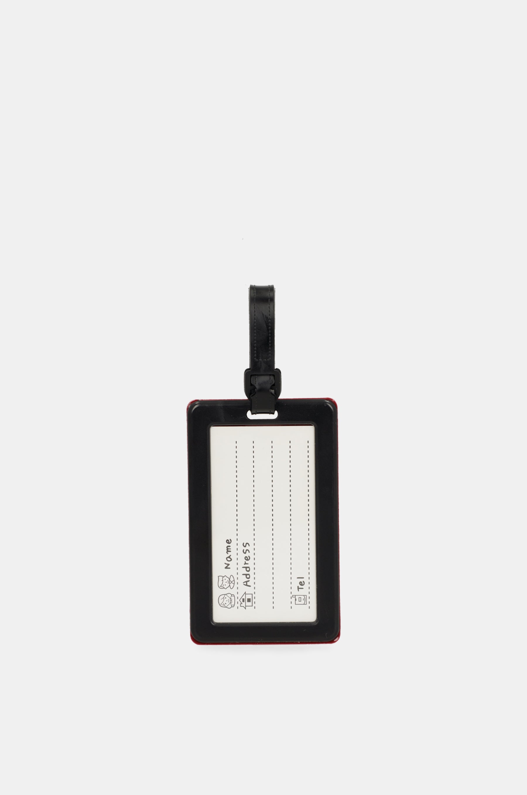 Mademoiselle luggage tag