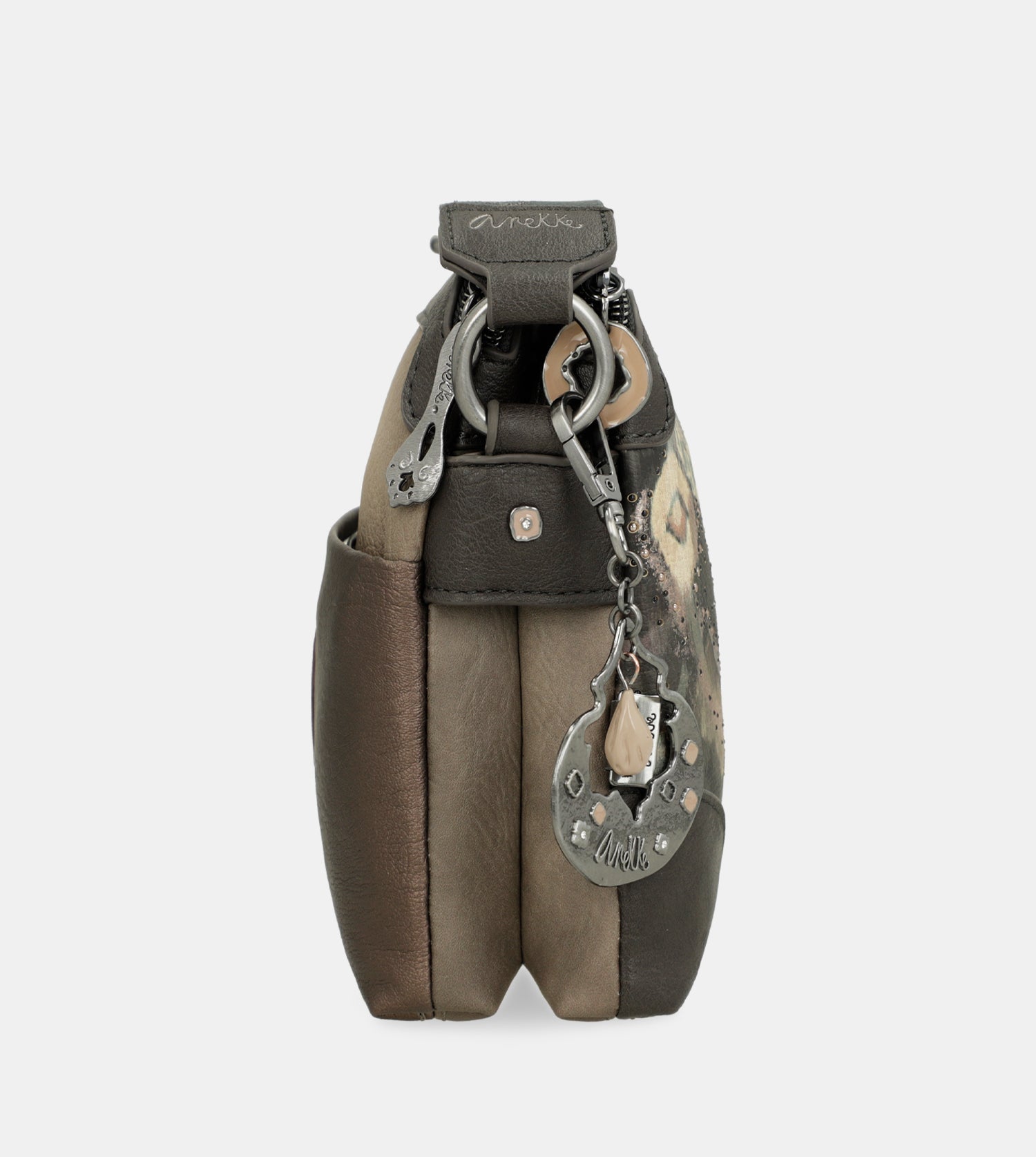 Manifesto double-compartment crossbody bag