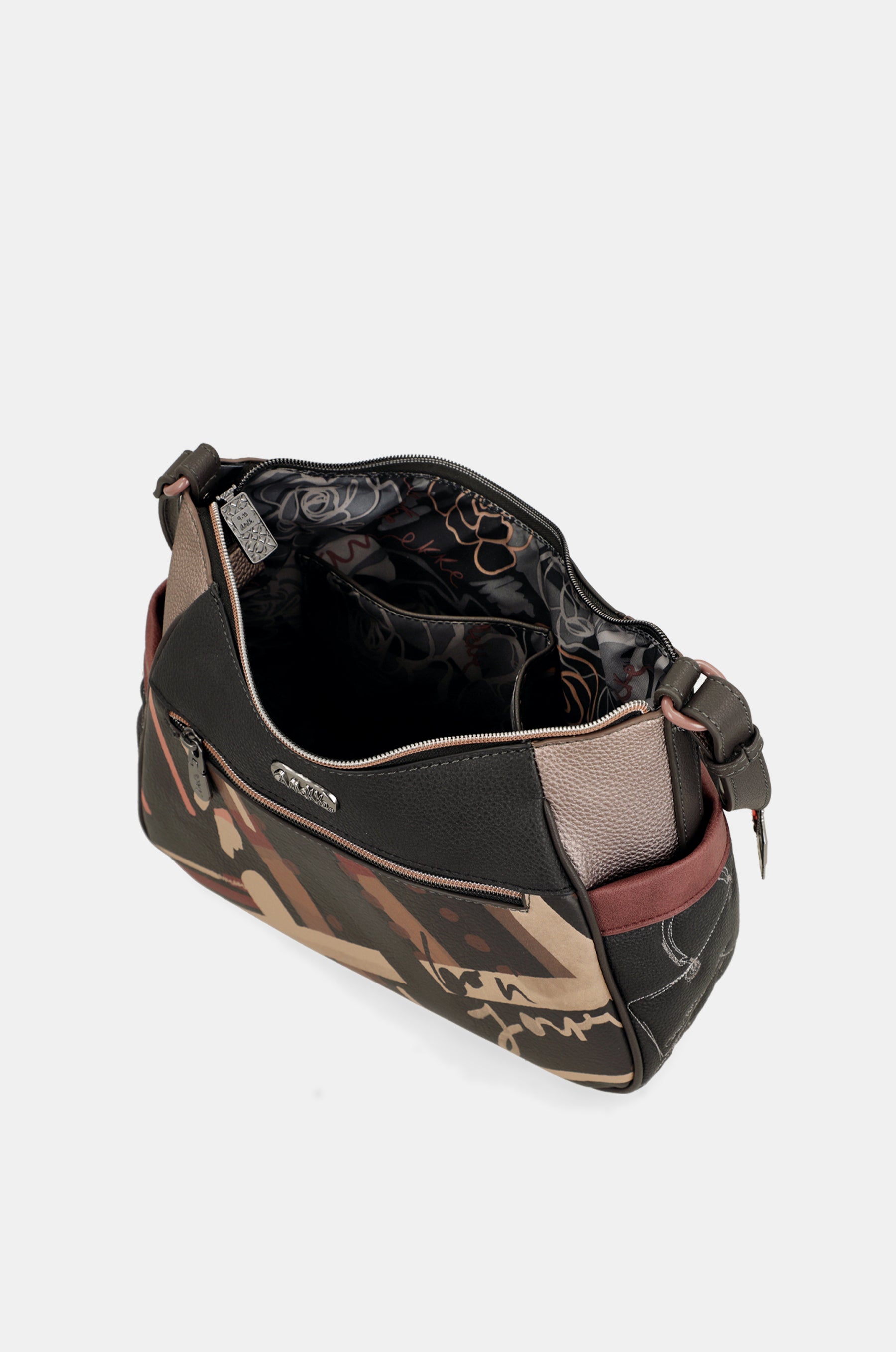 Mademoiselle large shoulder bag with shoulder strap