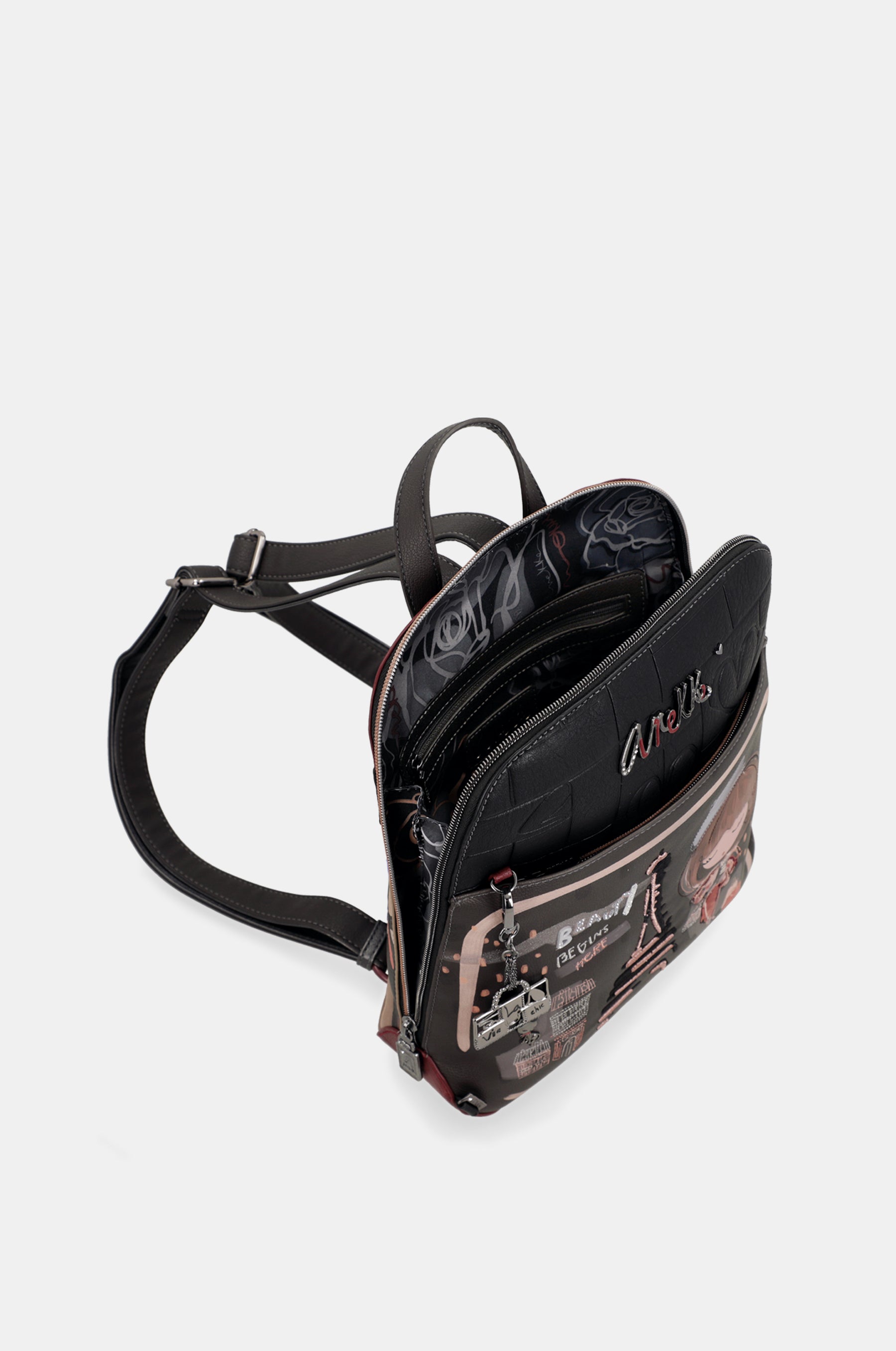 Mademoiselle backpack for leisure use