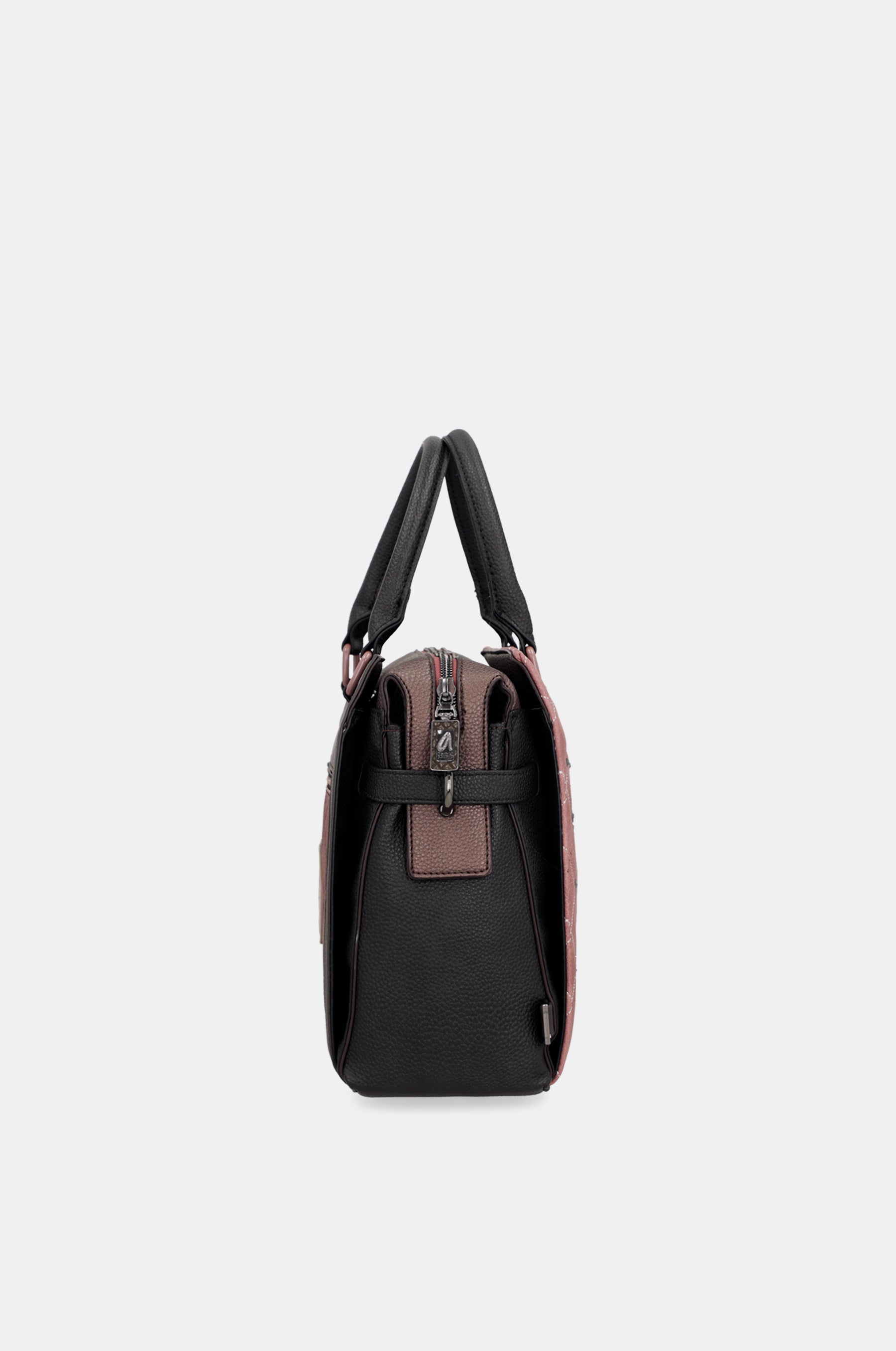 Parisian short-handle bag with shoulder strap