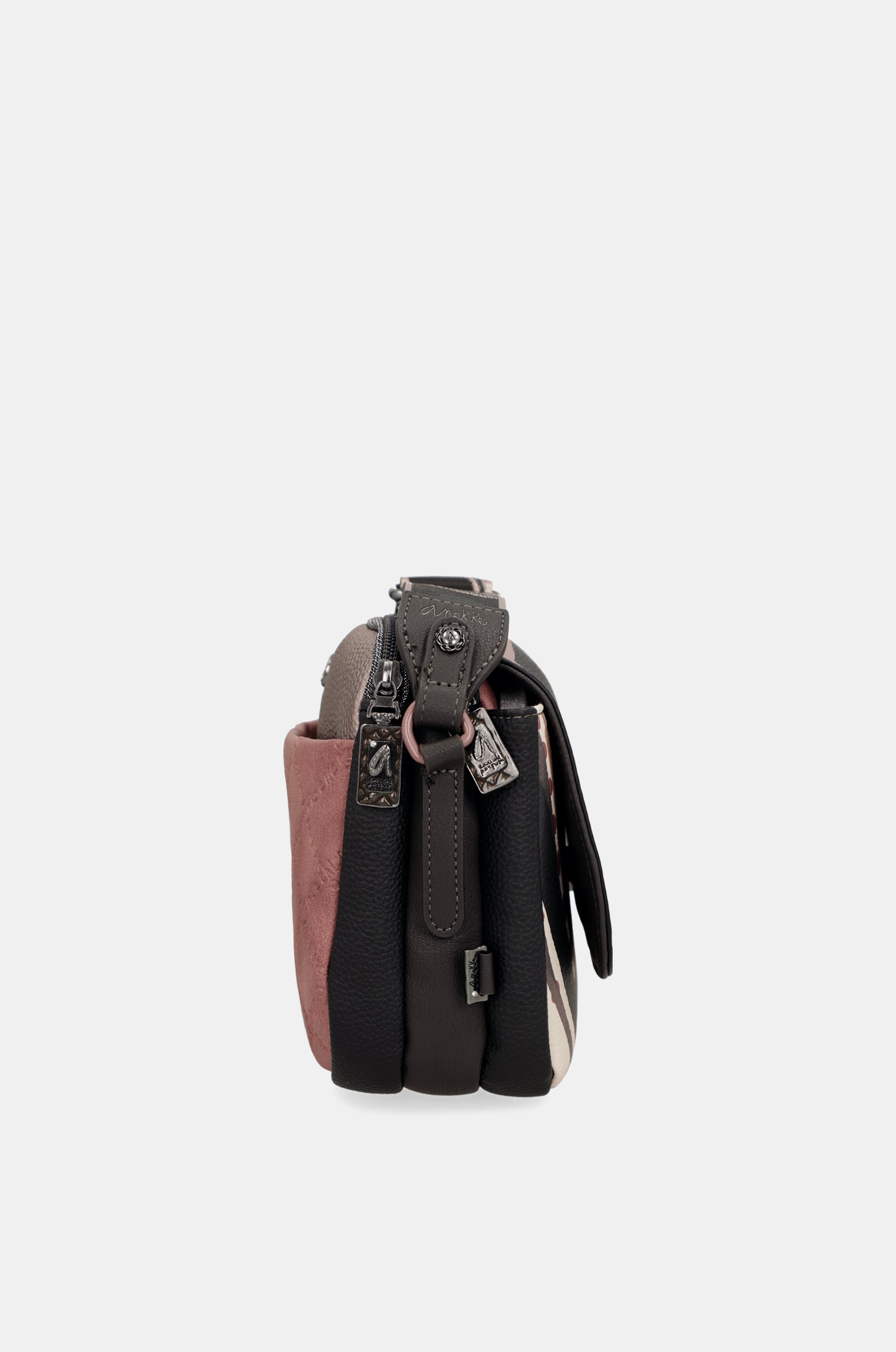 Parisian oval flap crossbody bag