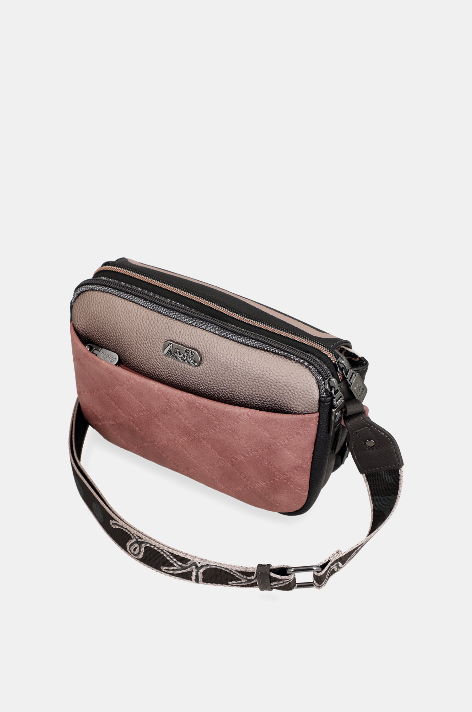 Parisian oval flap crossbody bag