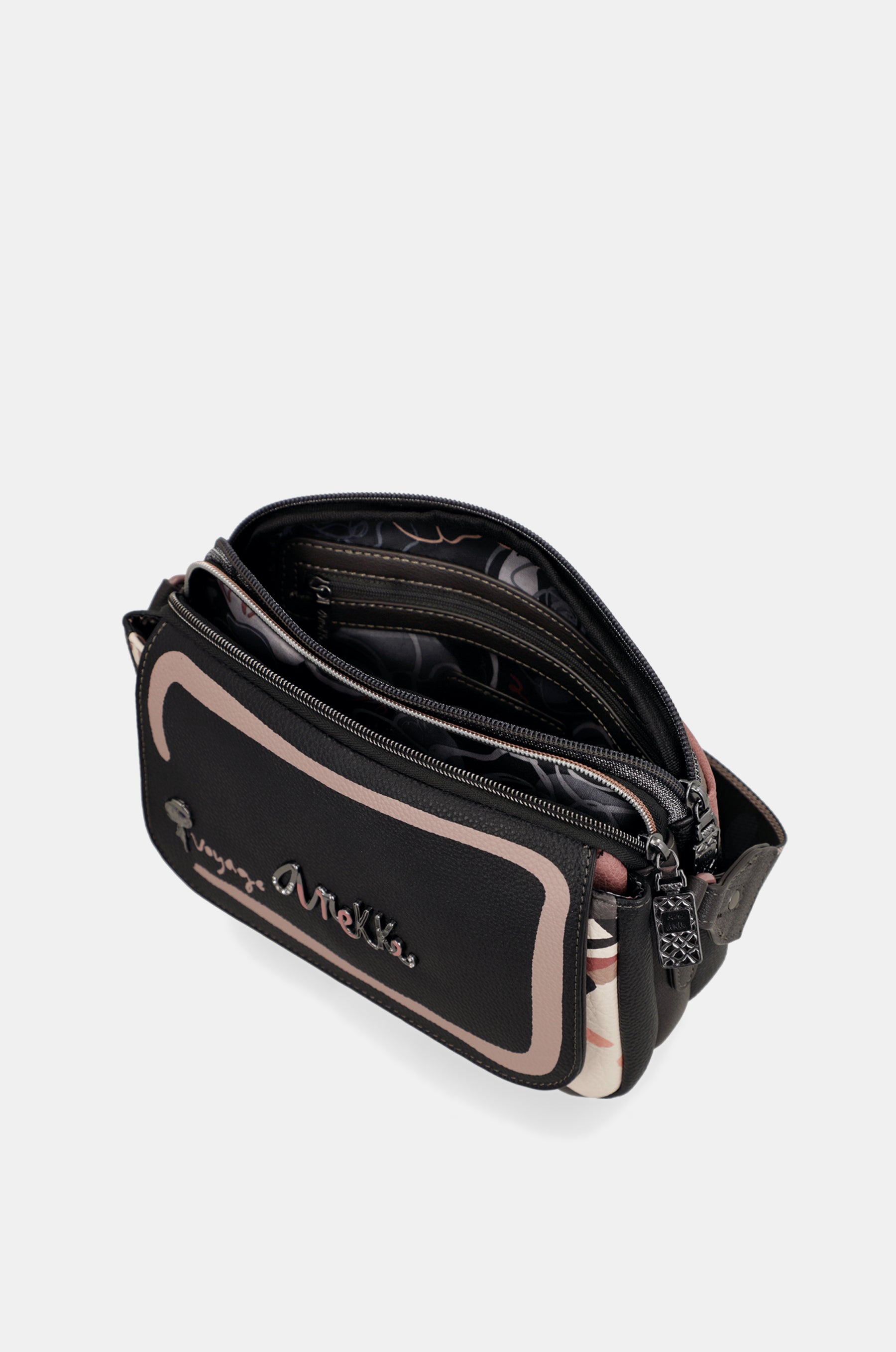 Parisian oval flap crossbody bag