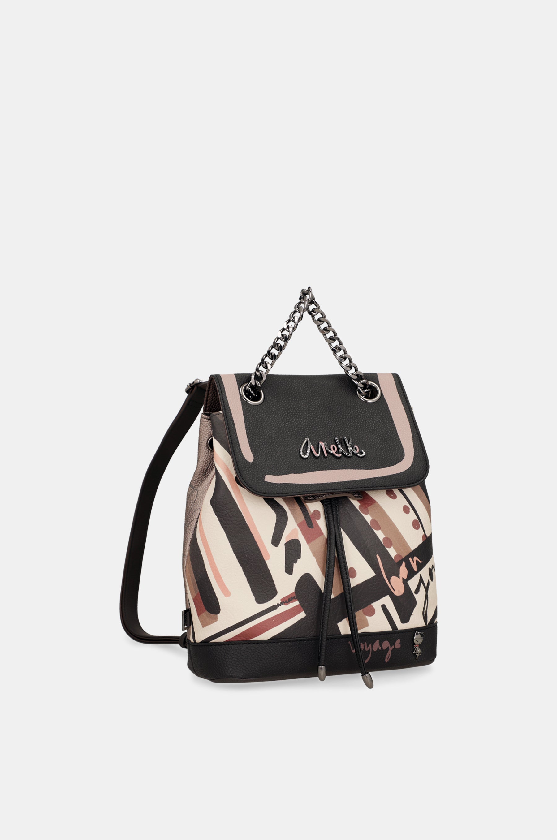 Parisian flap backpack