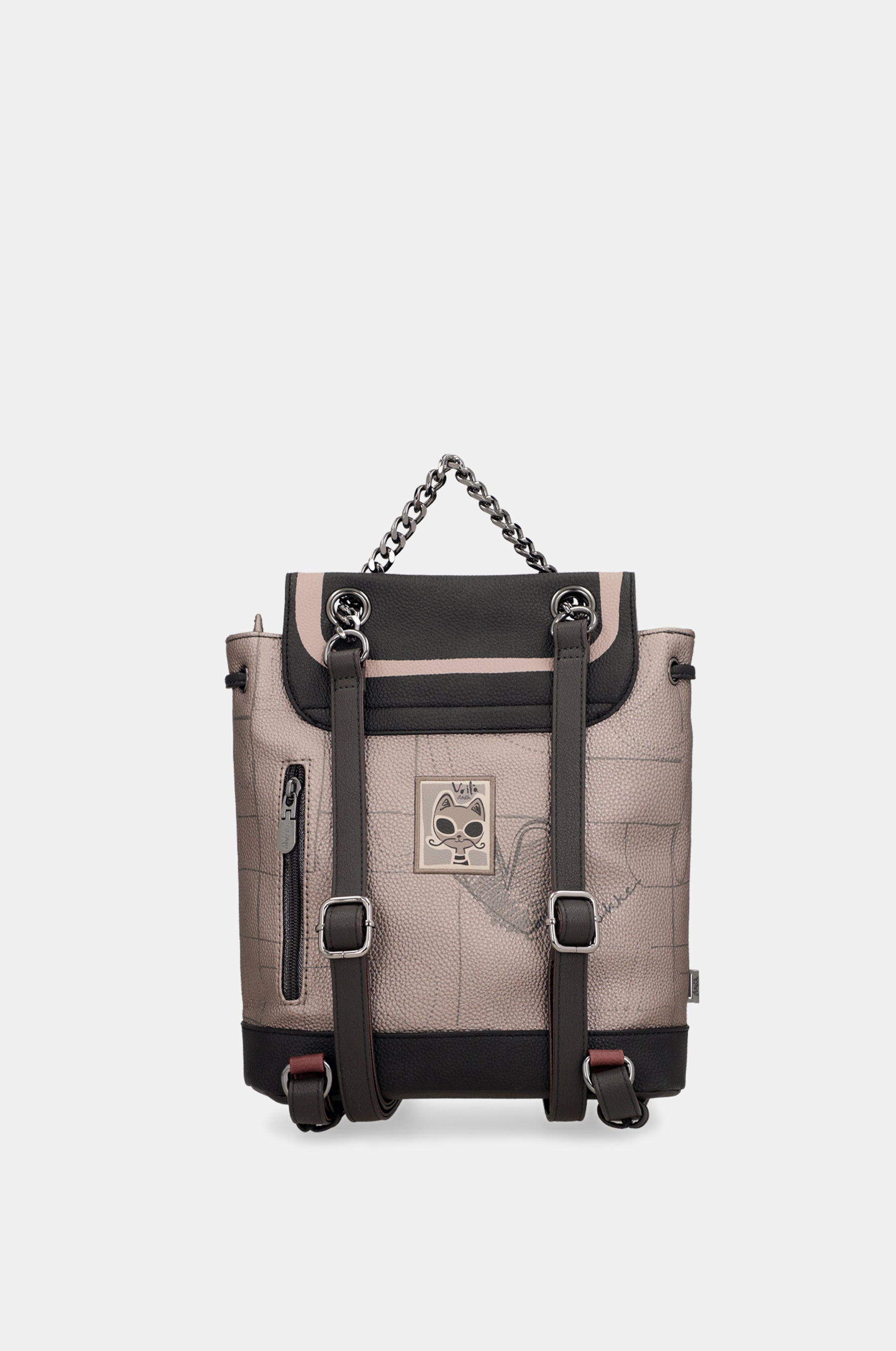 Parisian flap backpack