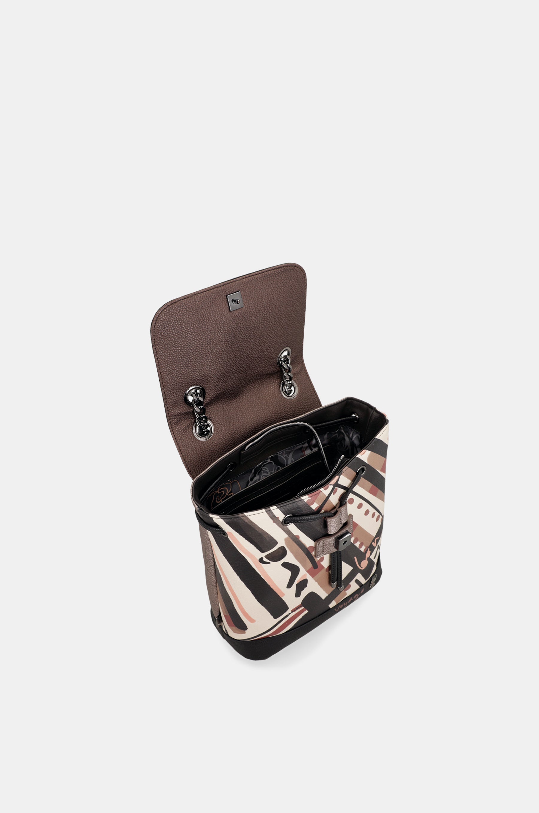 Parisian flap backpack