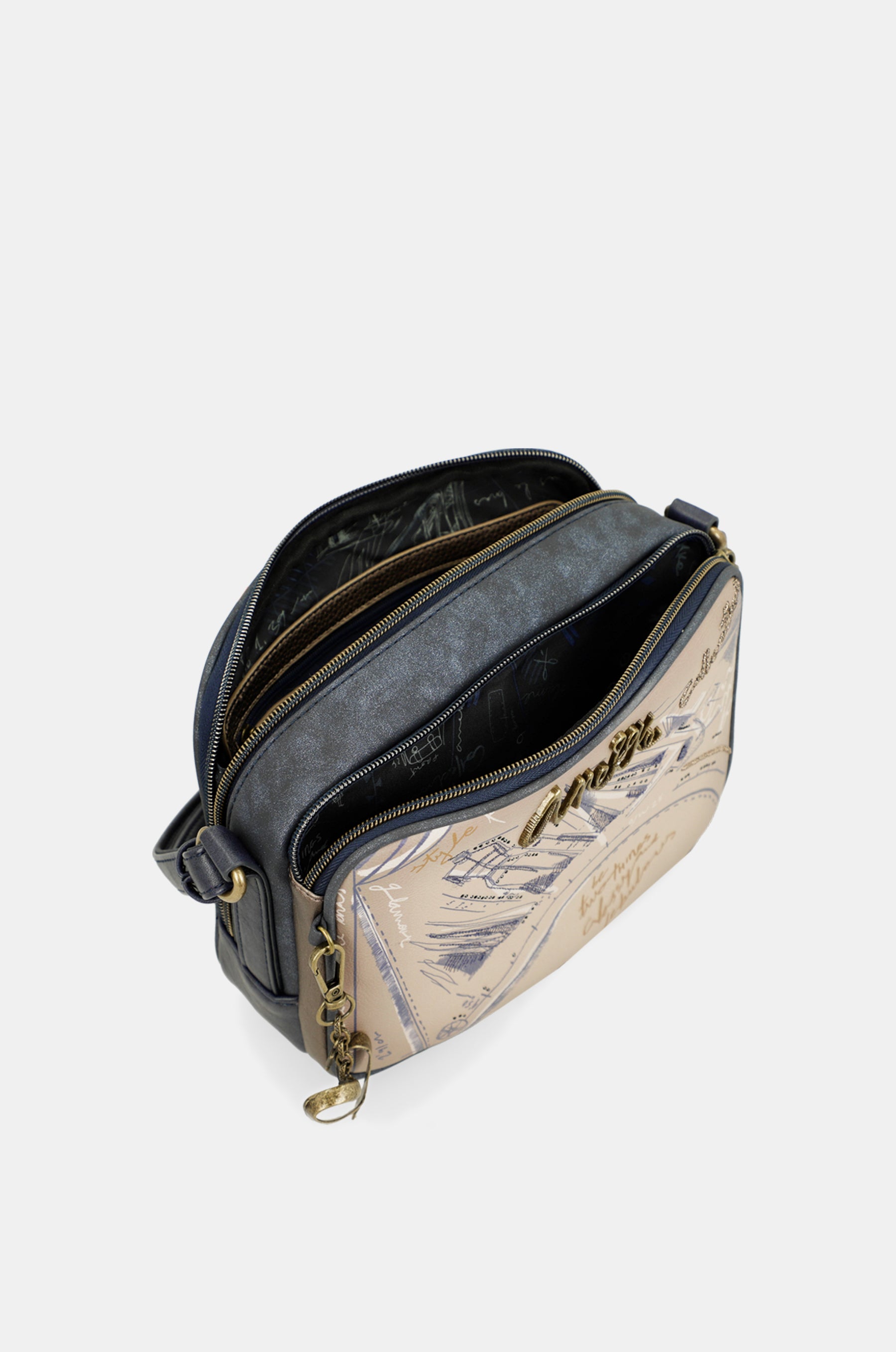 Studio 2-compartment crossbody bag