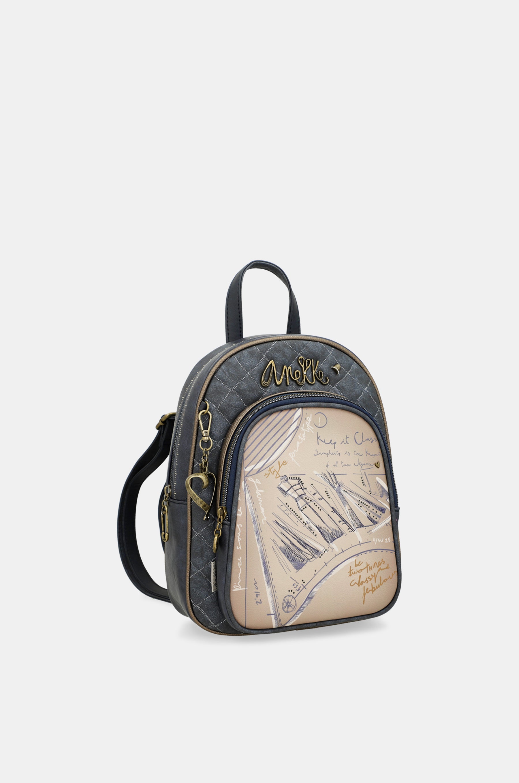 Studio backpack with front pocket