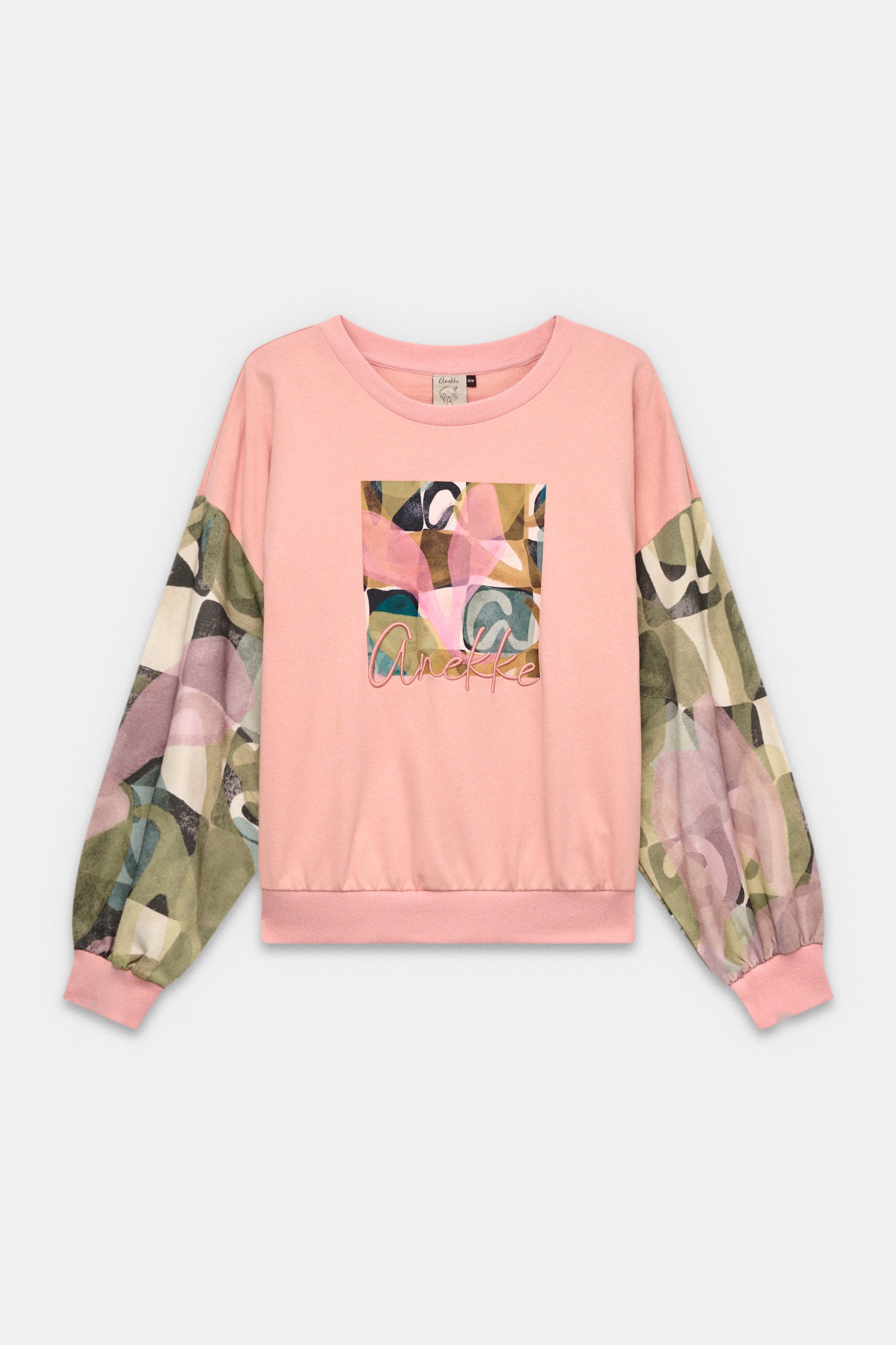 Pink long-sleeve sweatshirt