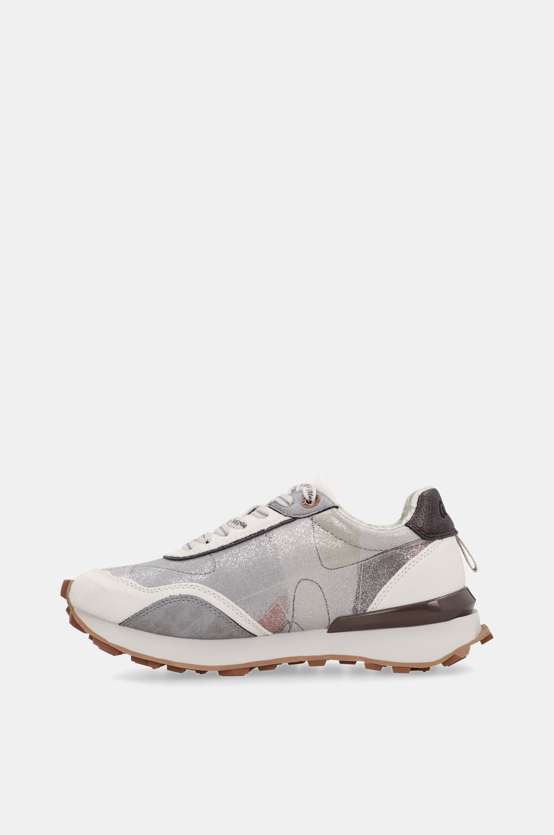 Silver sneakers