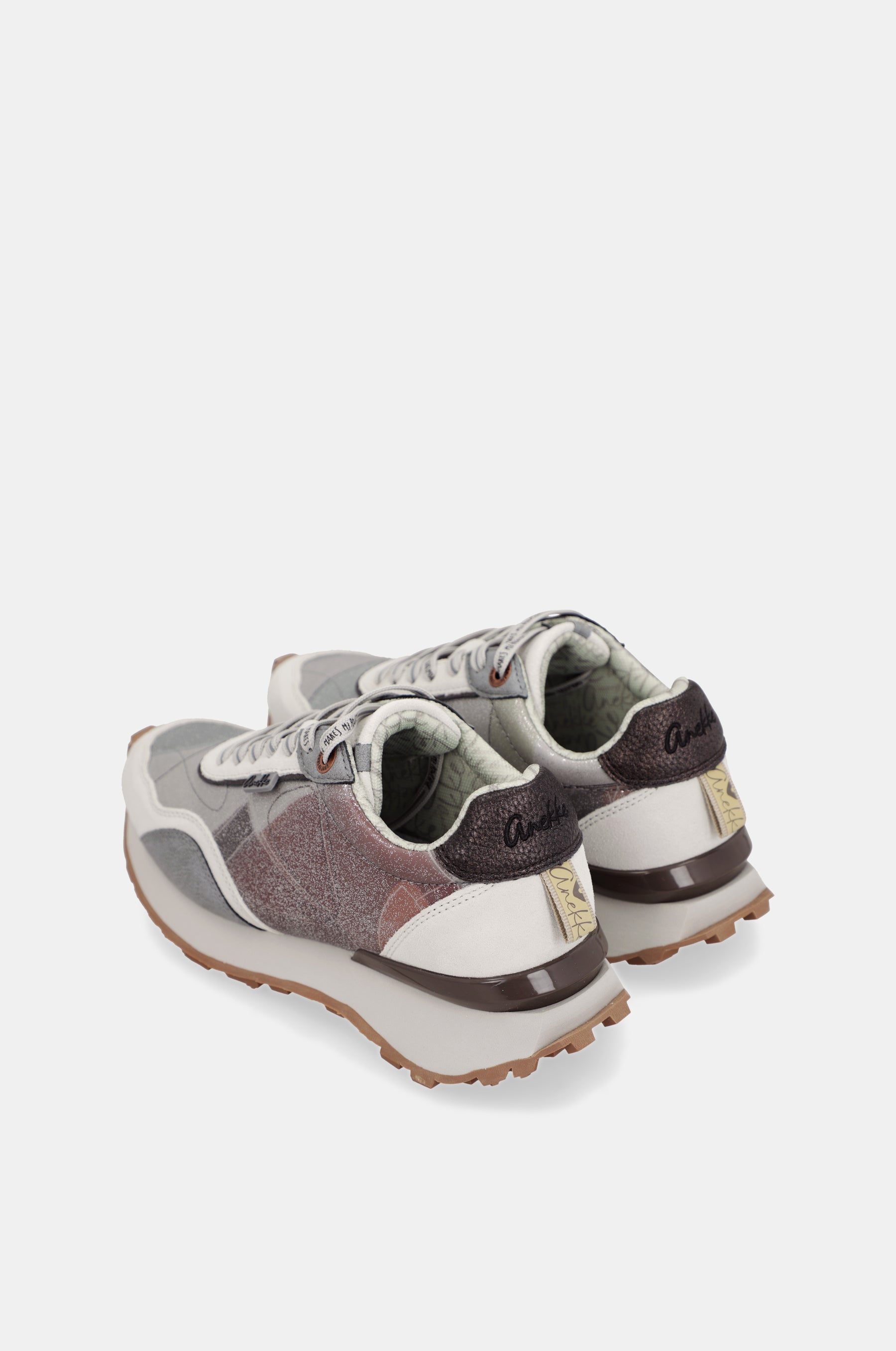Silver sneakers