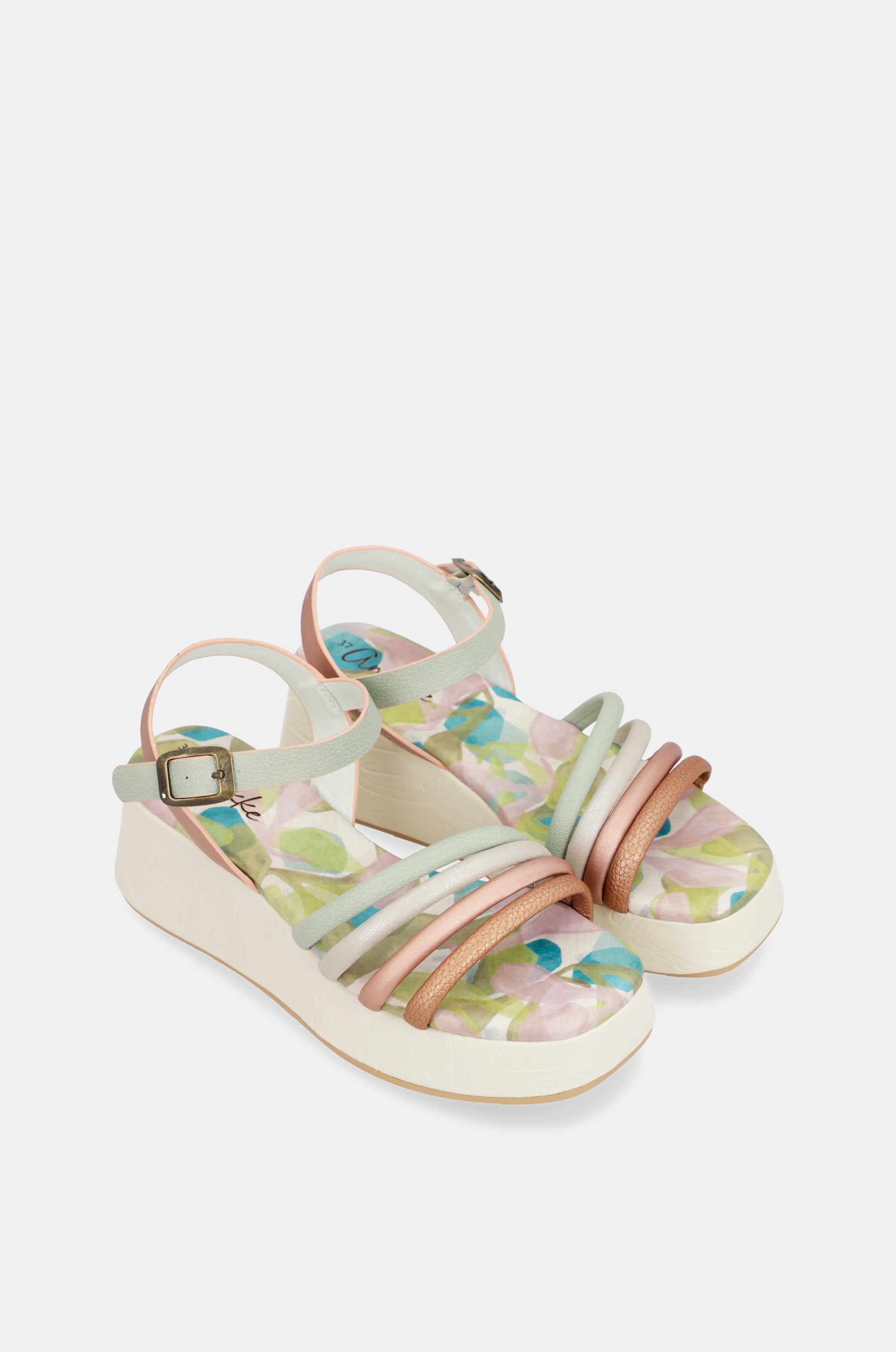 Bloom platform sandals with straps