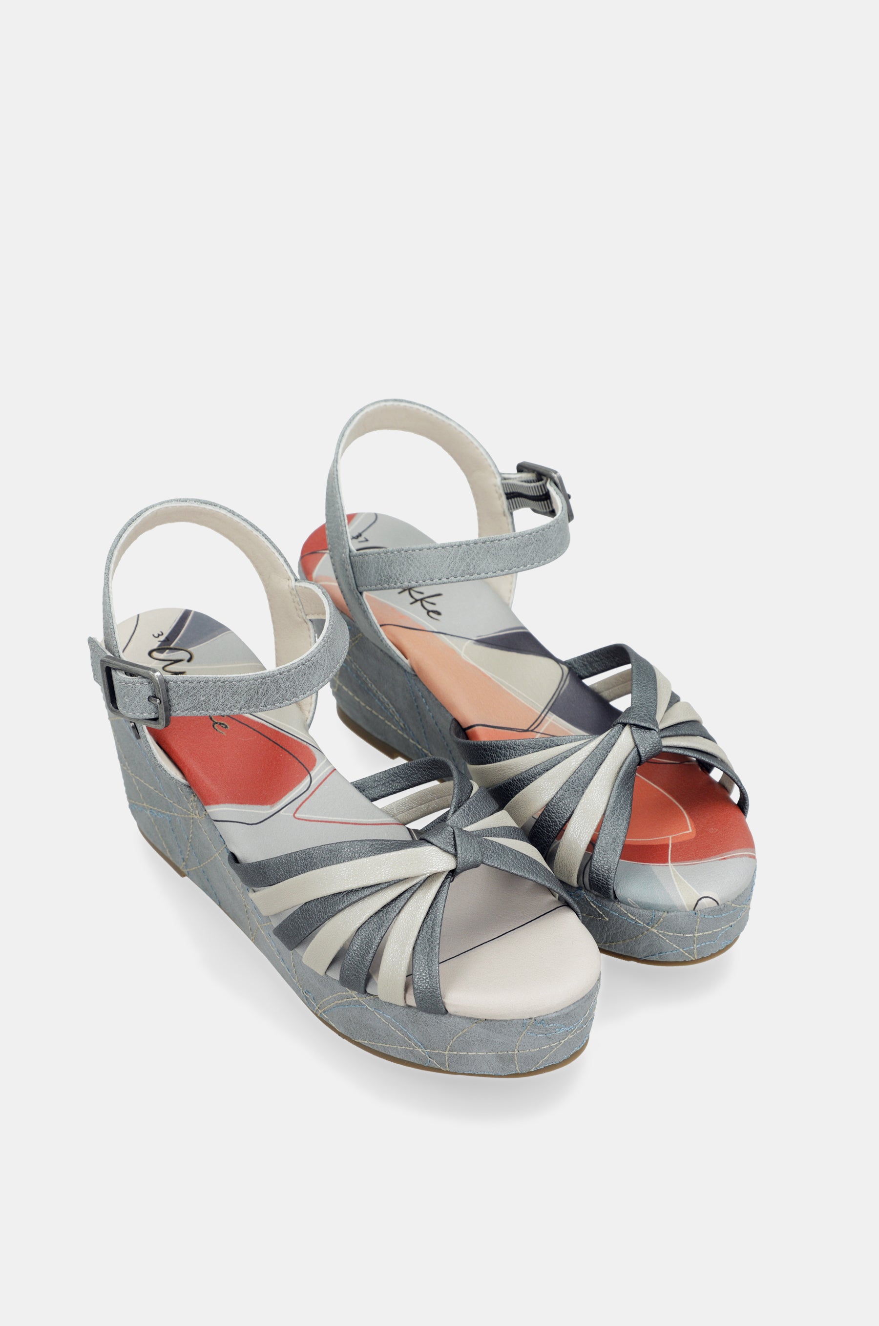 Blue Auralis crossover sandals