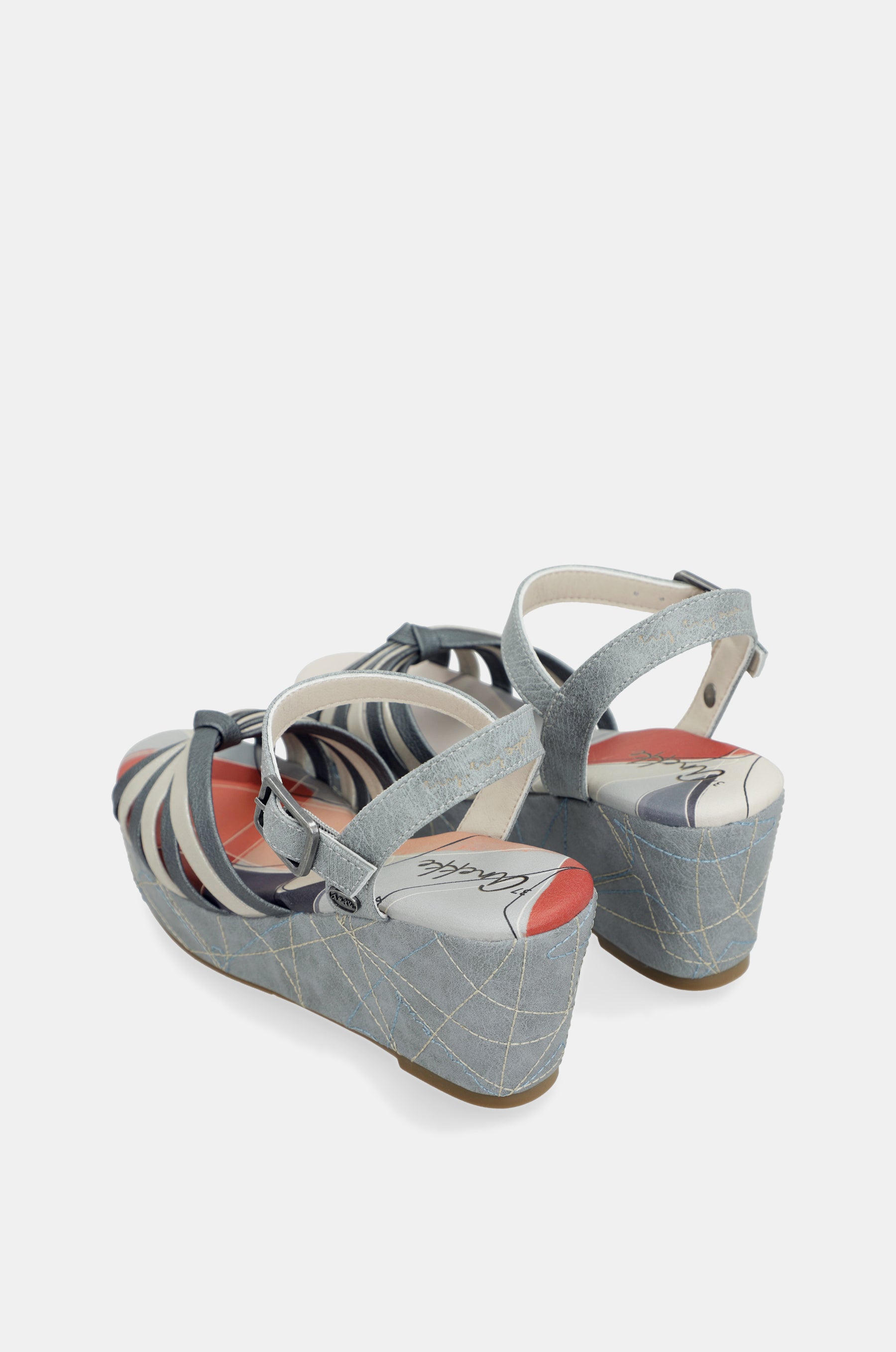 Blue Auralis crossover sandals
