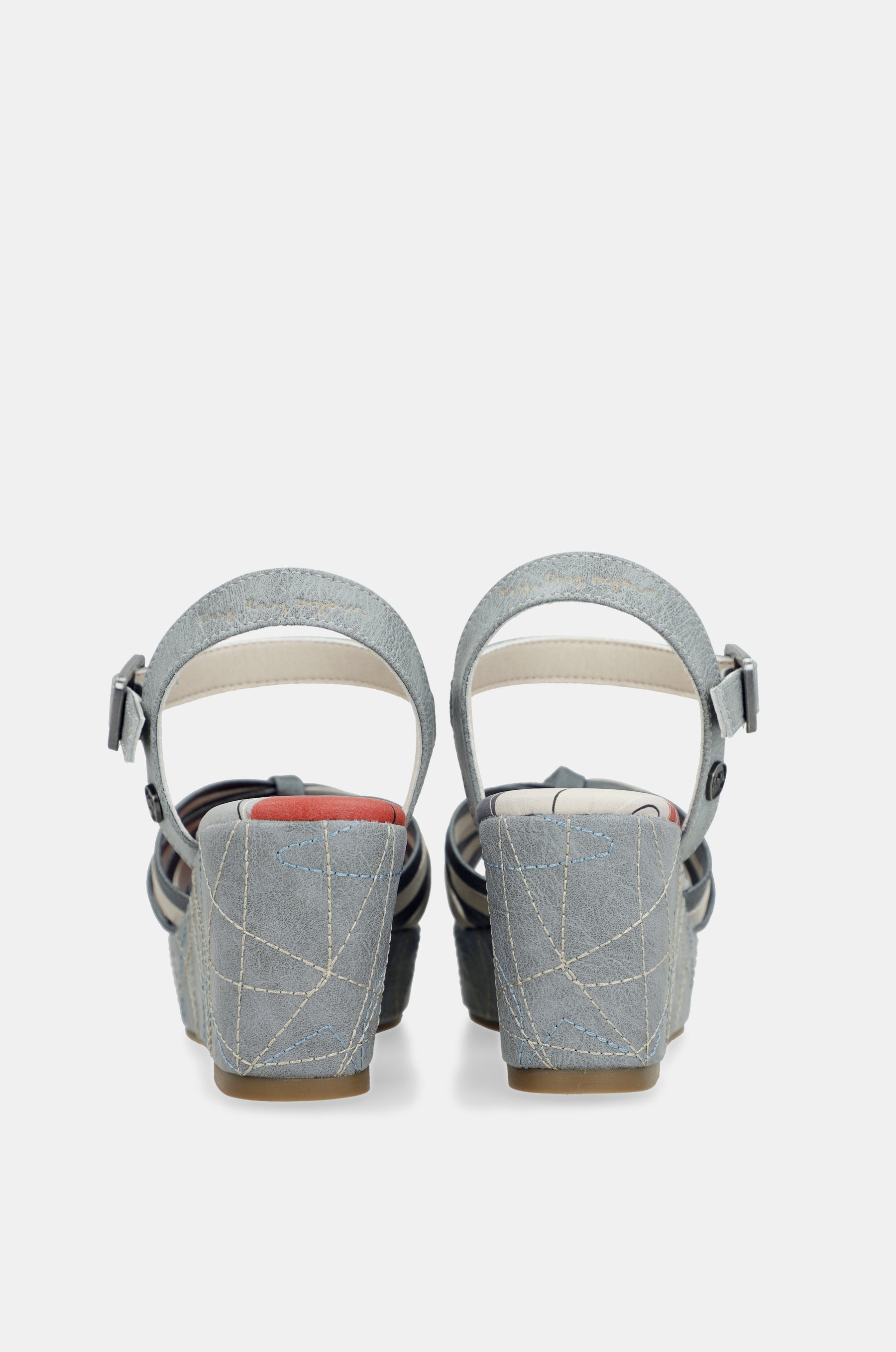 Blue Auralis crossover sandals