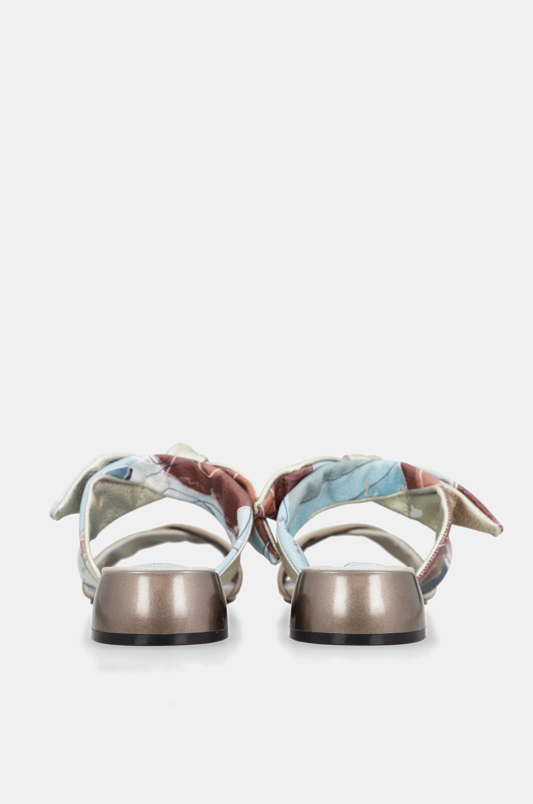 Auralis heeled sandals with knot