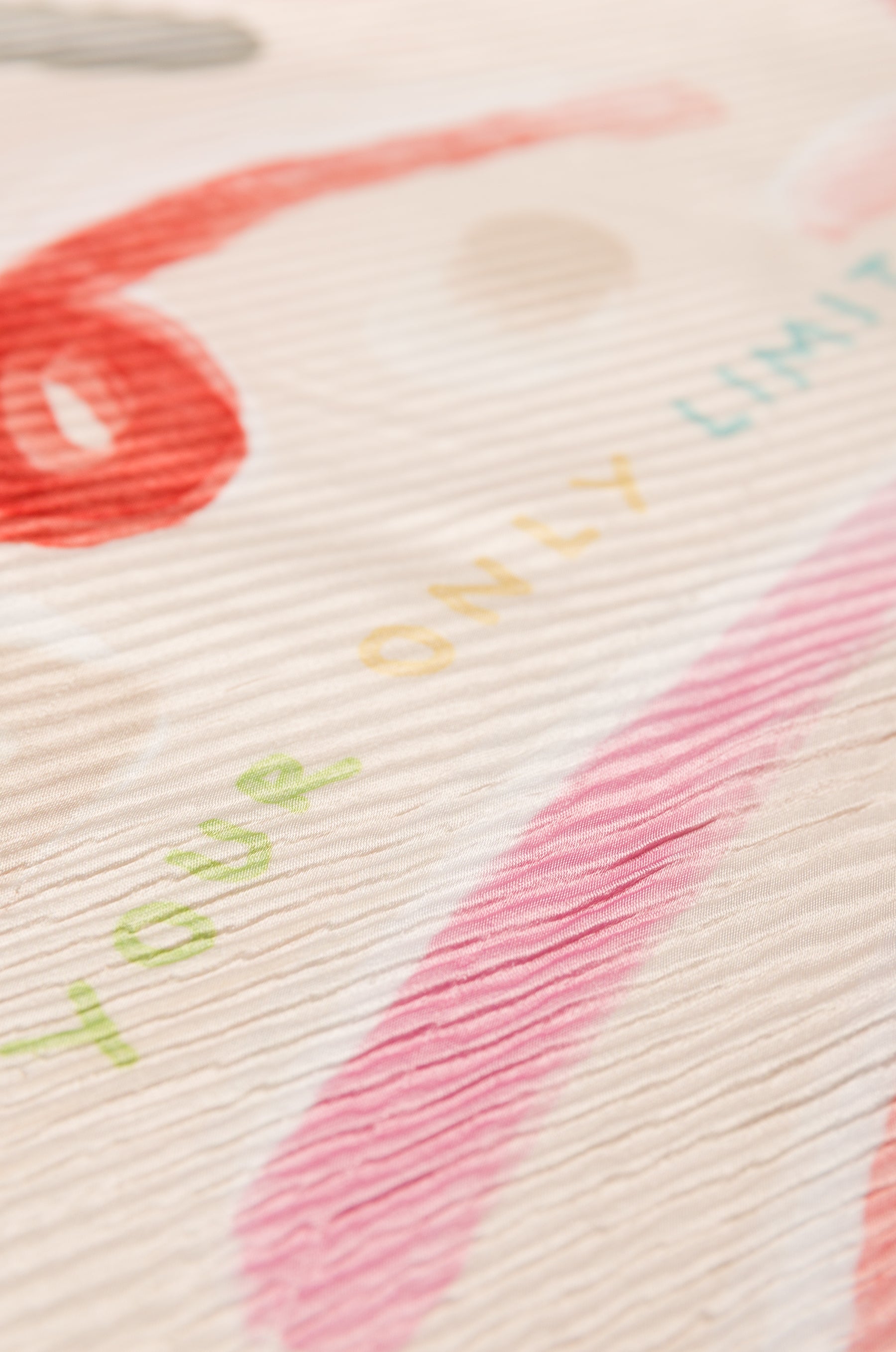 Pleated scarf Olympia