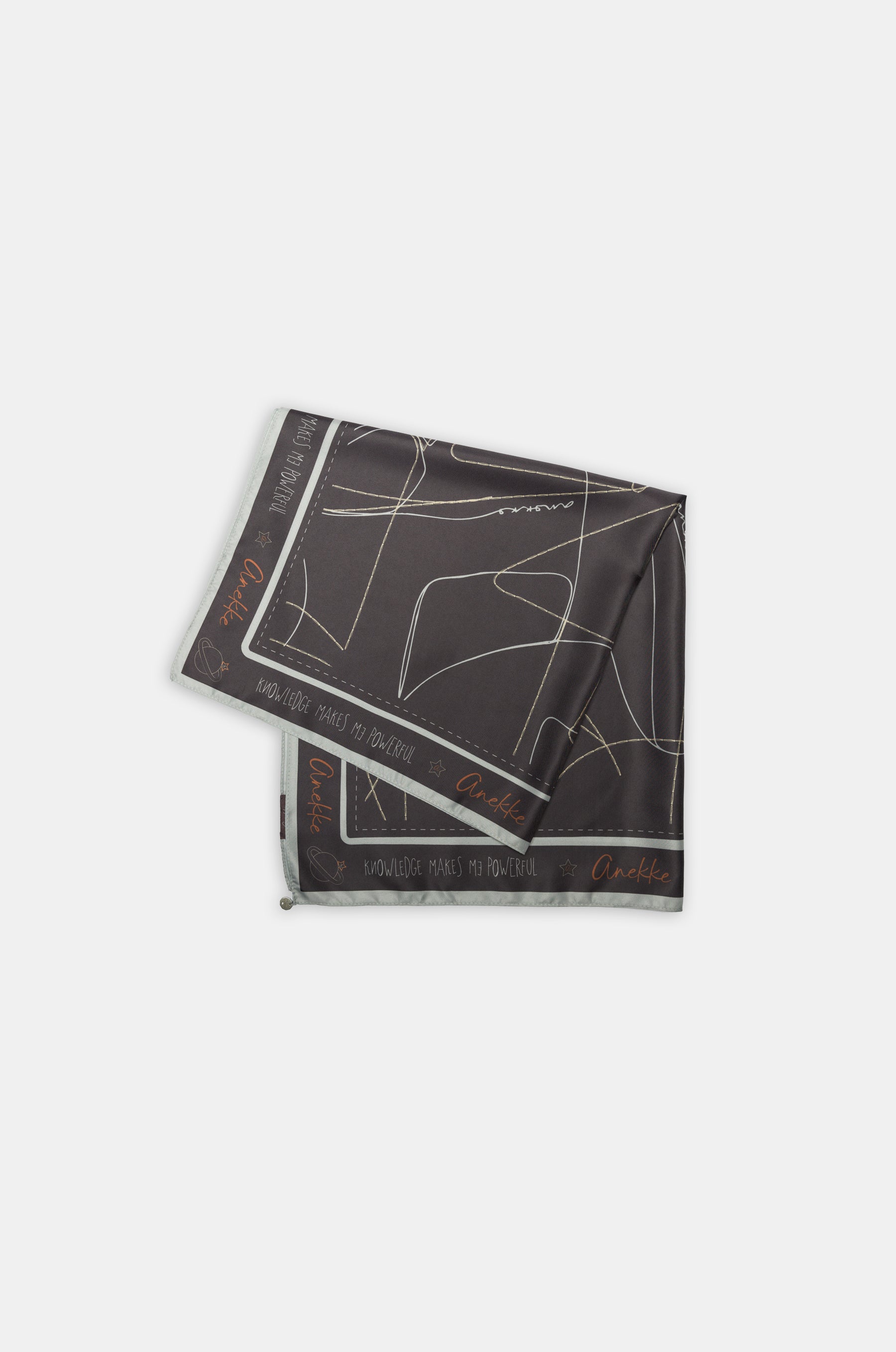 Printed square scarf Auralis