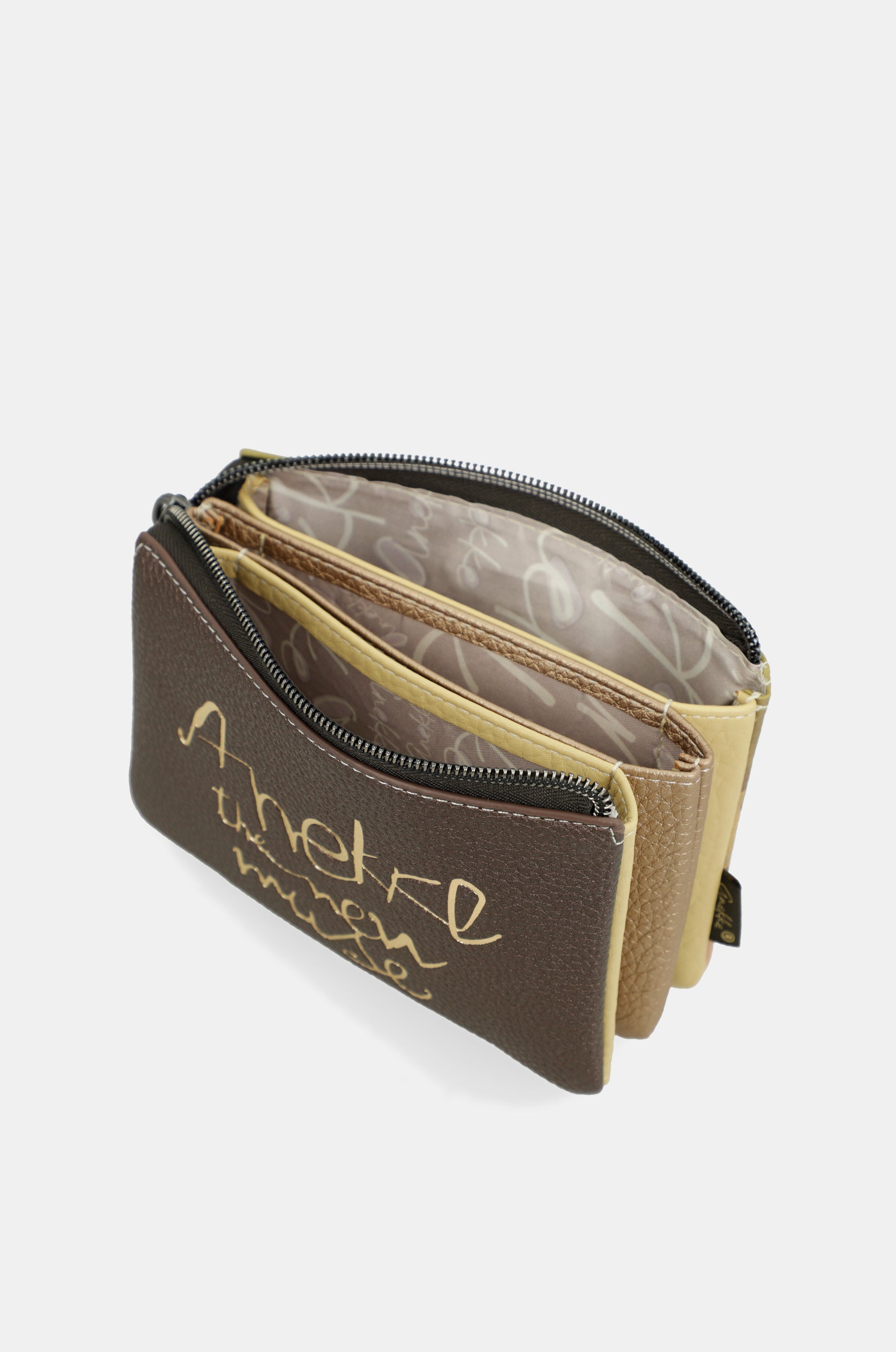 Triple-compartment purse Bloom