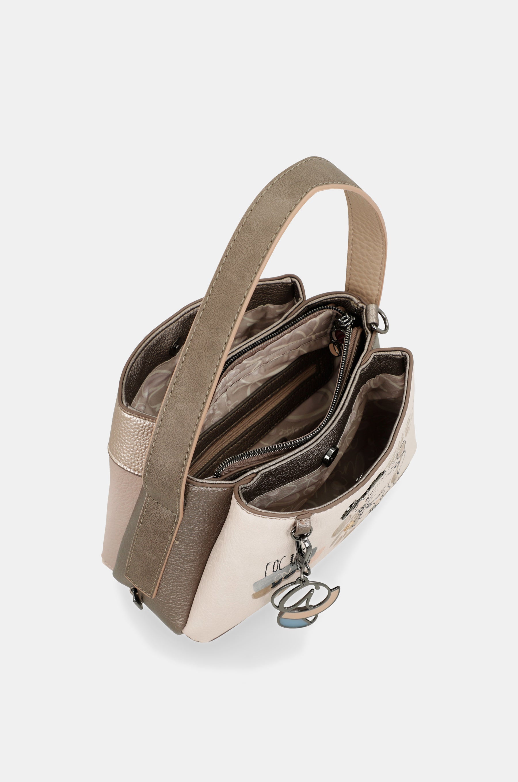 Short-handle bag and crossbody bag Olympia