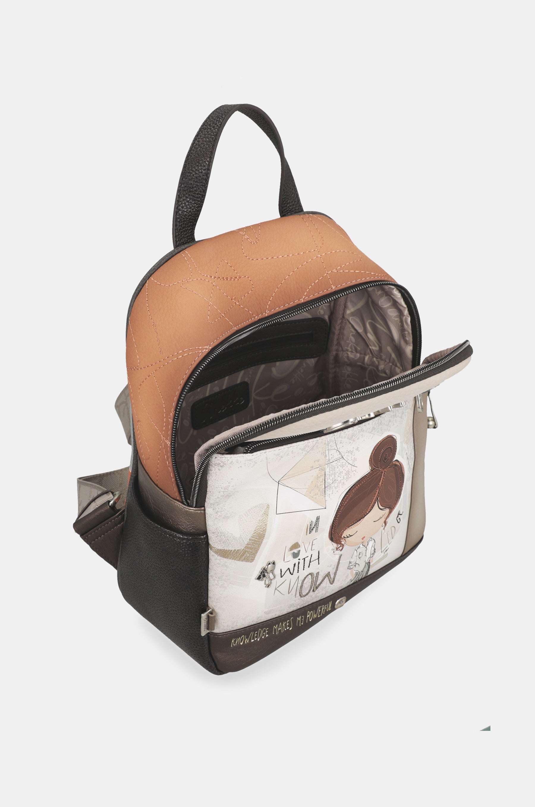 Printed backpack Sophia