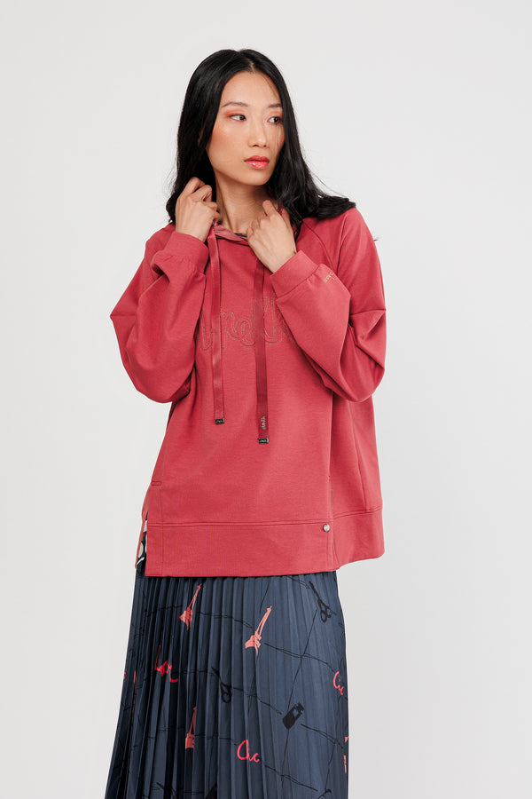 Orange copper hoodie