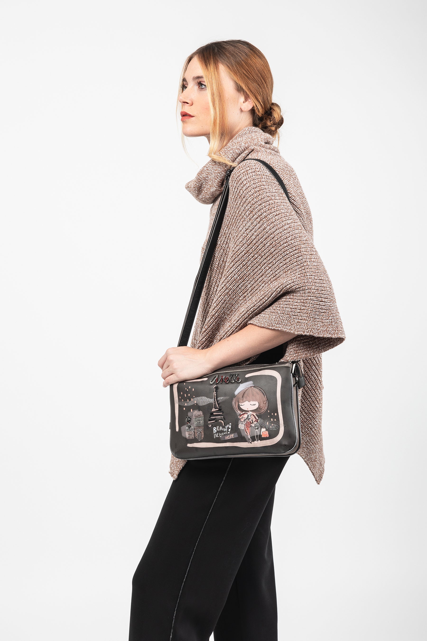 Mademoiselle short-handle small crossbody bag