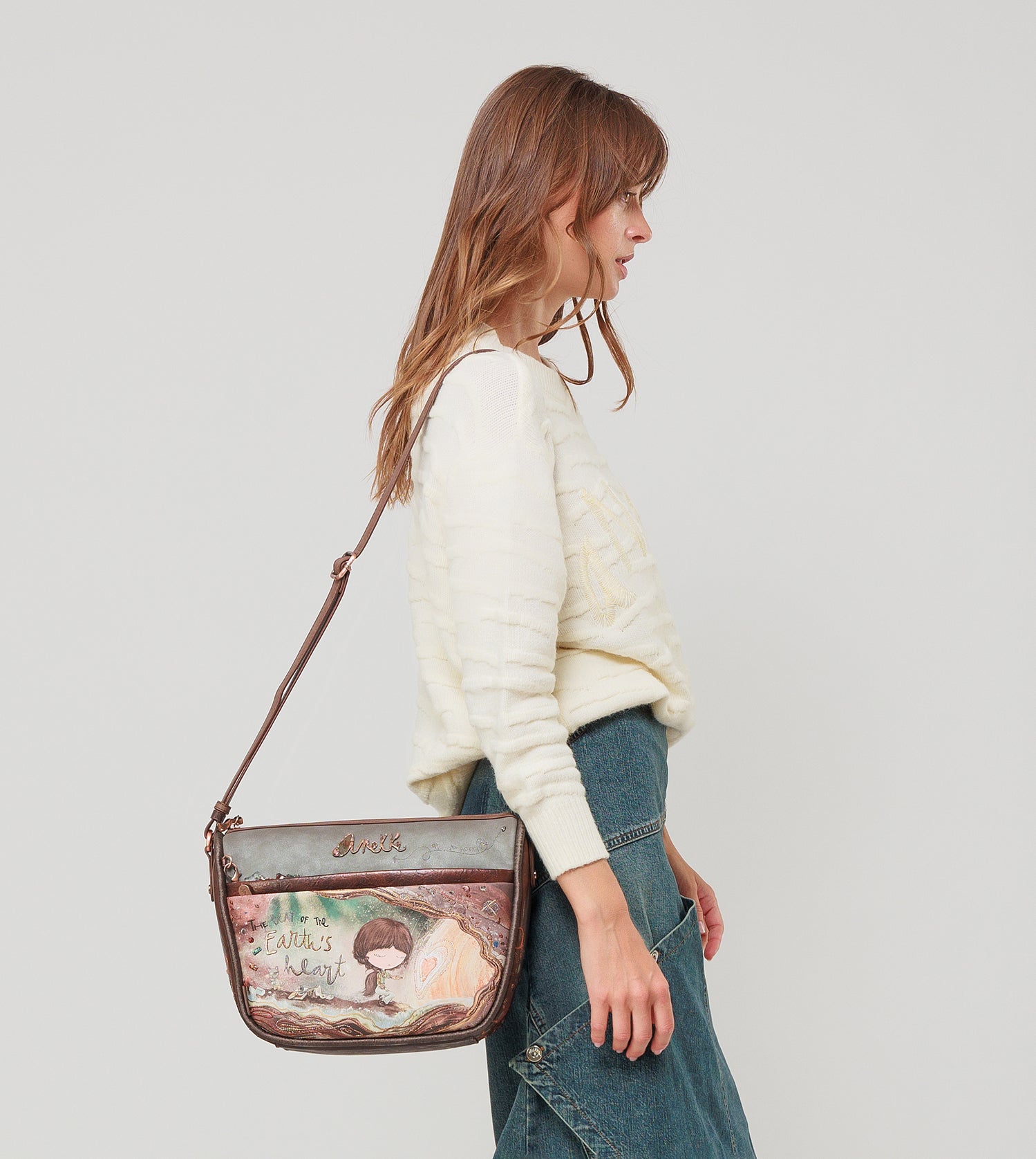 Core 3-compartment crossbody bag