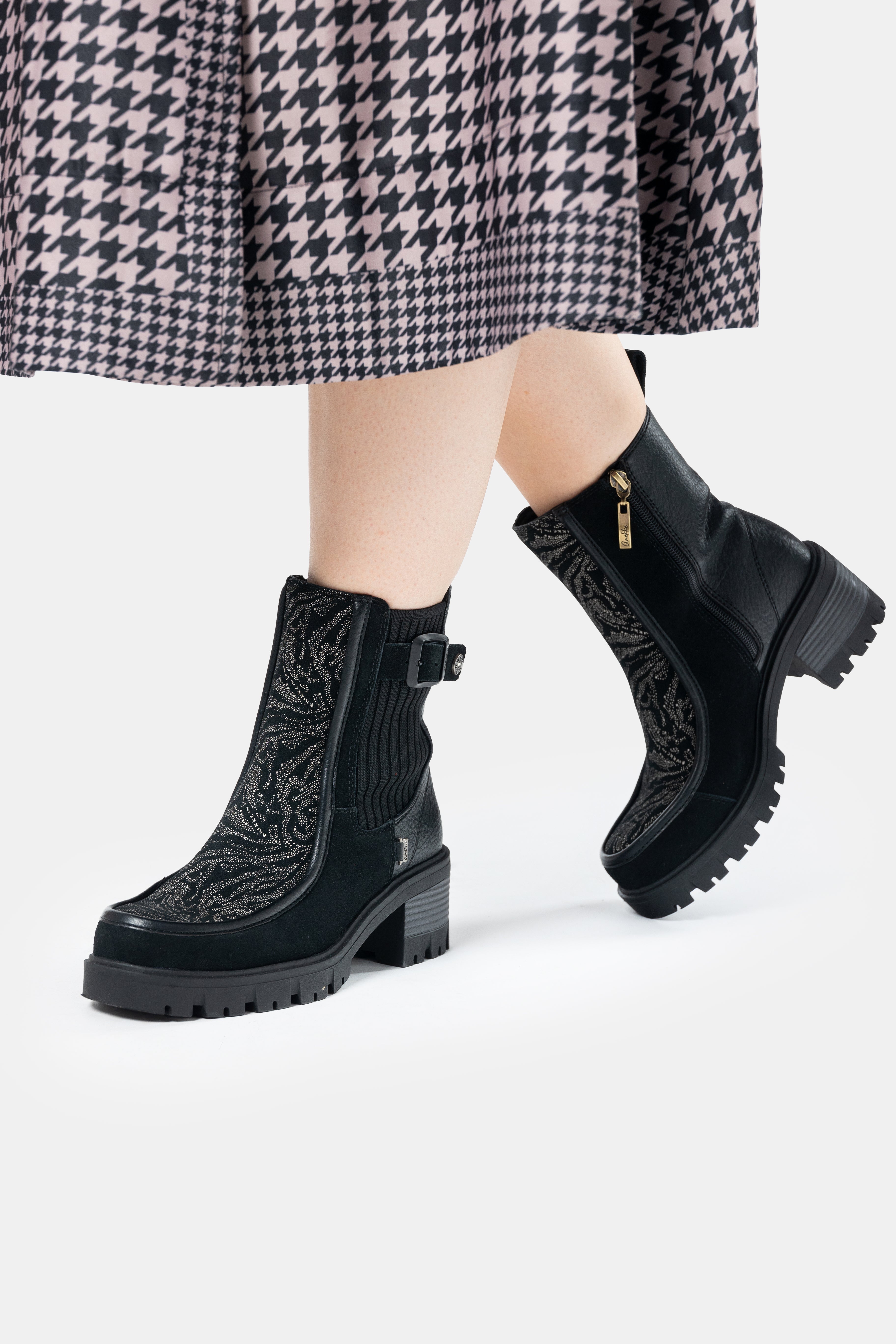 Boutique black ankle boot