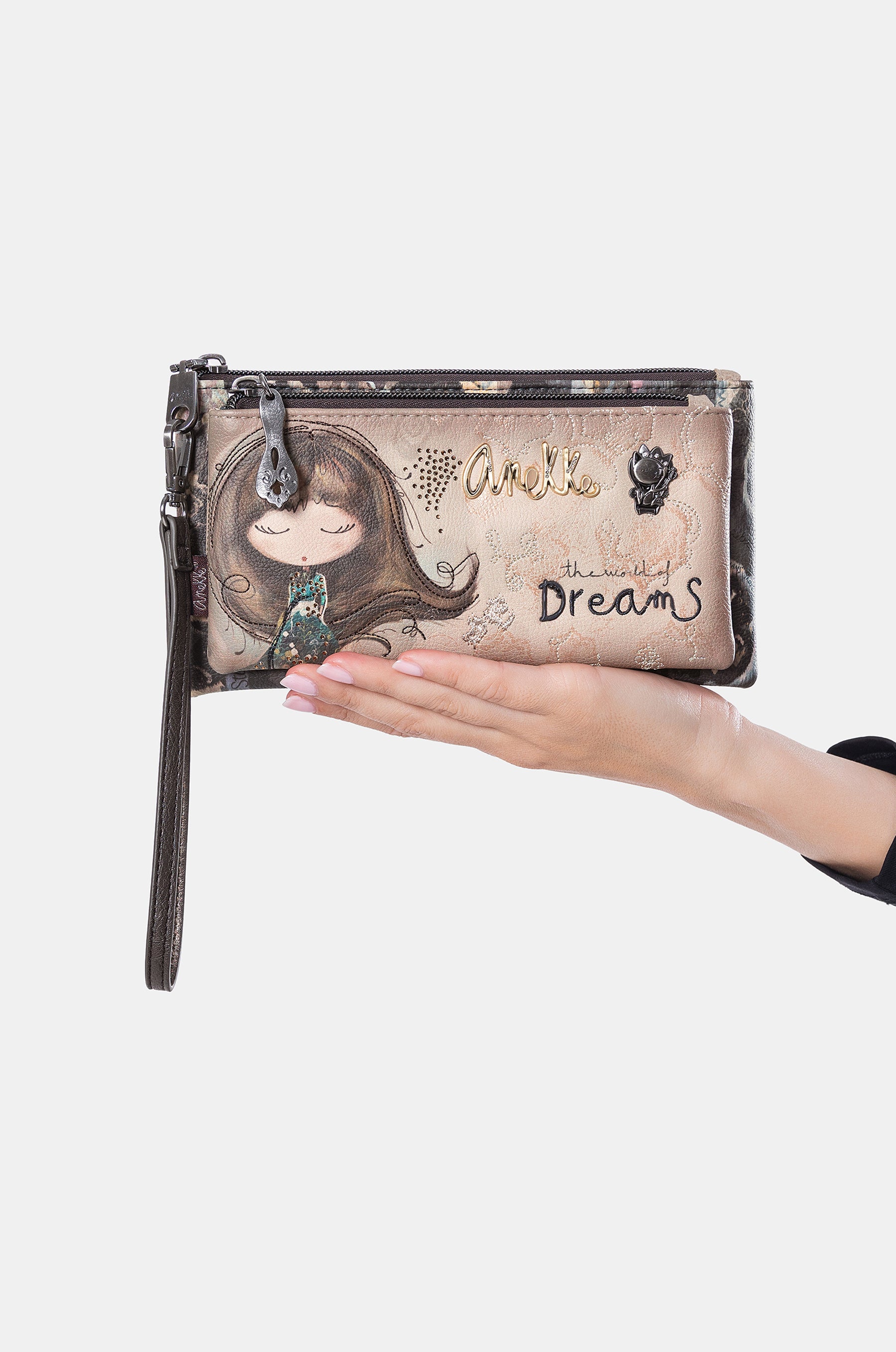 Real wallet and handbag