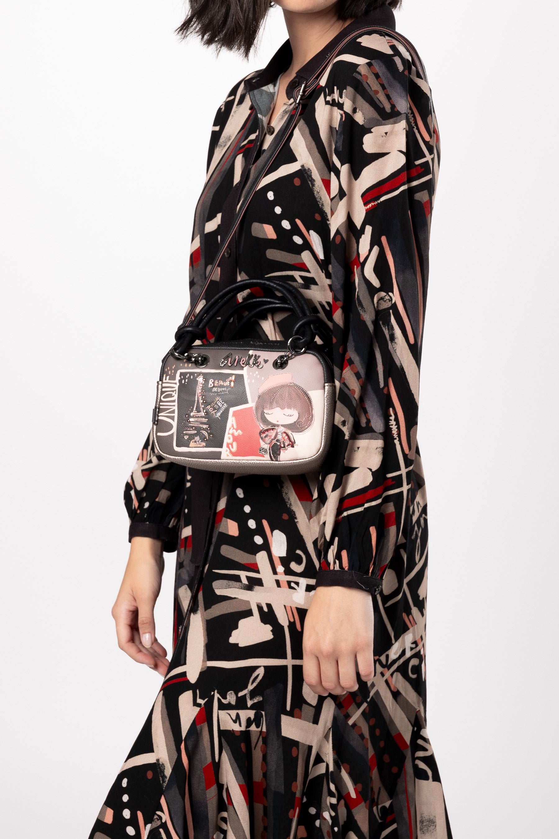 Mademoiselle small handbag with shoulder strap