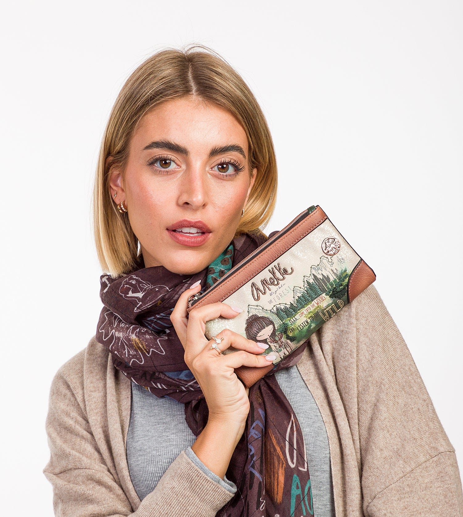 The Forest large flexible material wallet