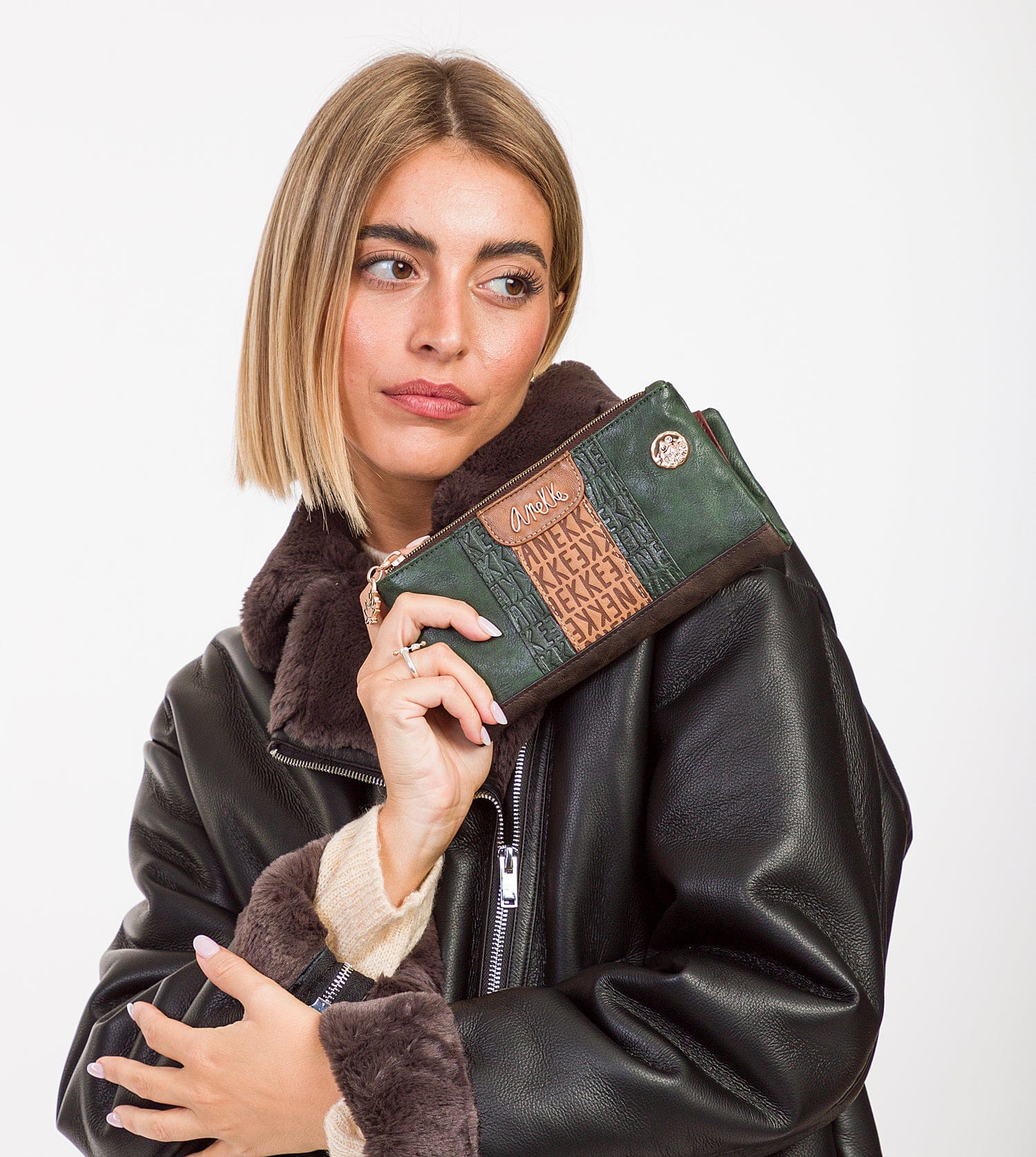 Urban large flexible material wallet