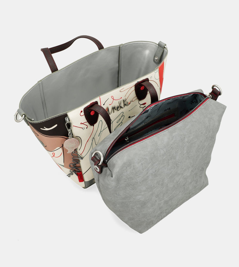 Black shopper bag Alma