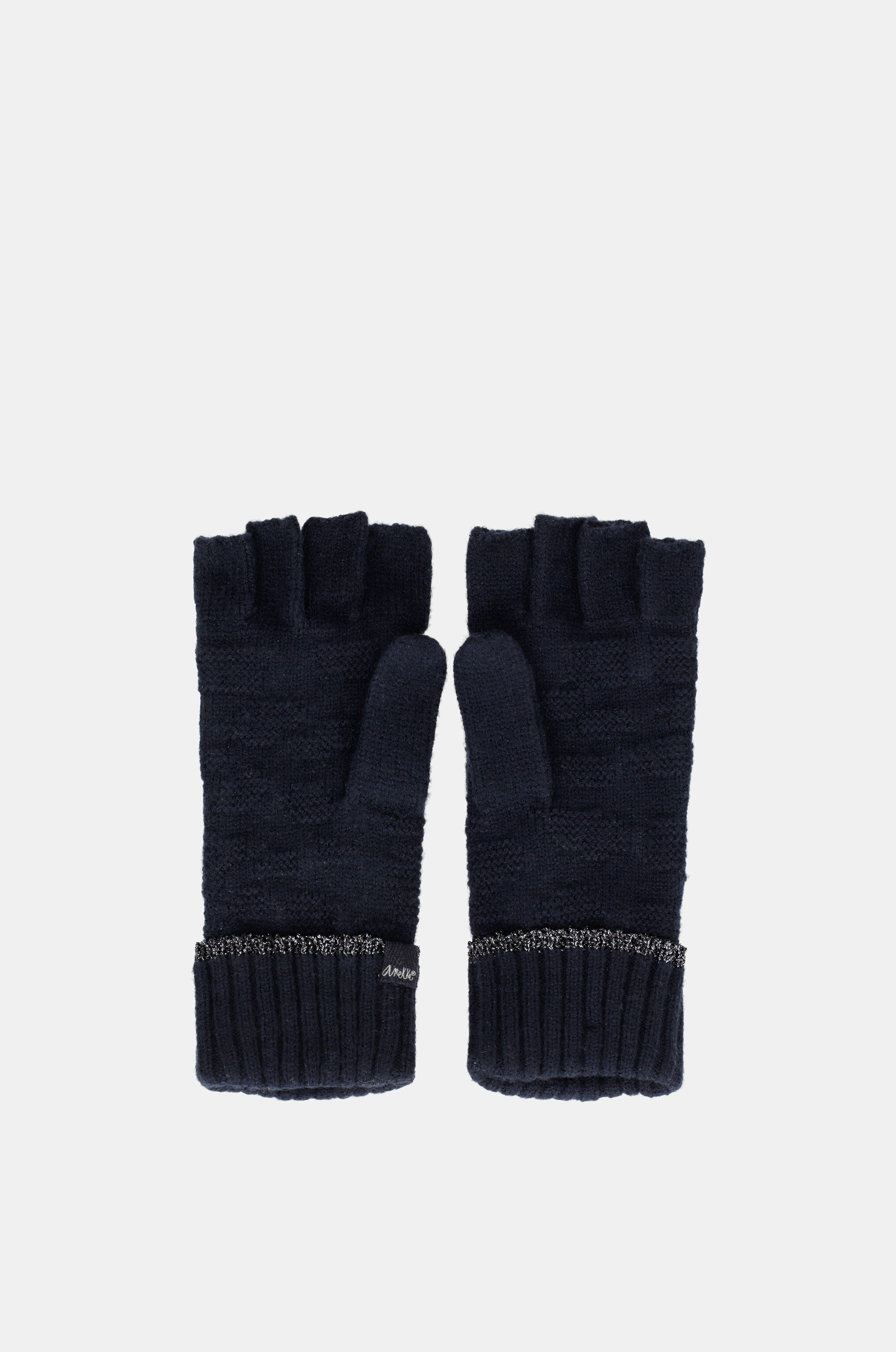 Navy mittens