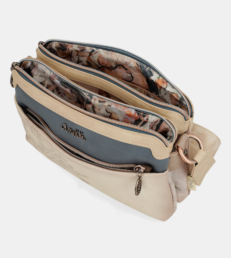 Double compartment crossbody bag Memories