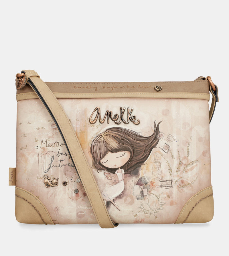 Large printed crossbody bag Memories