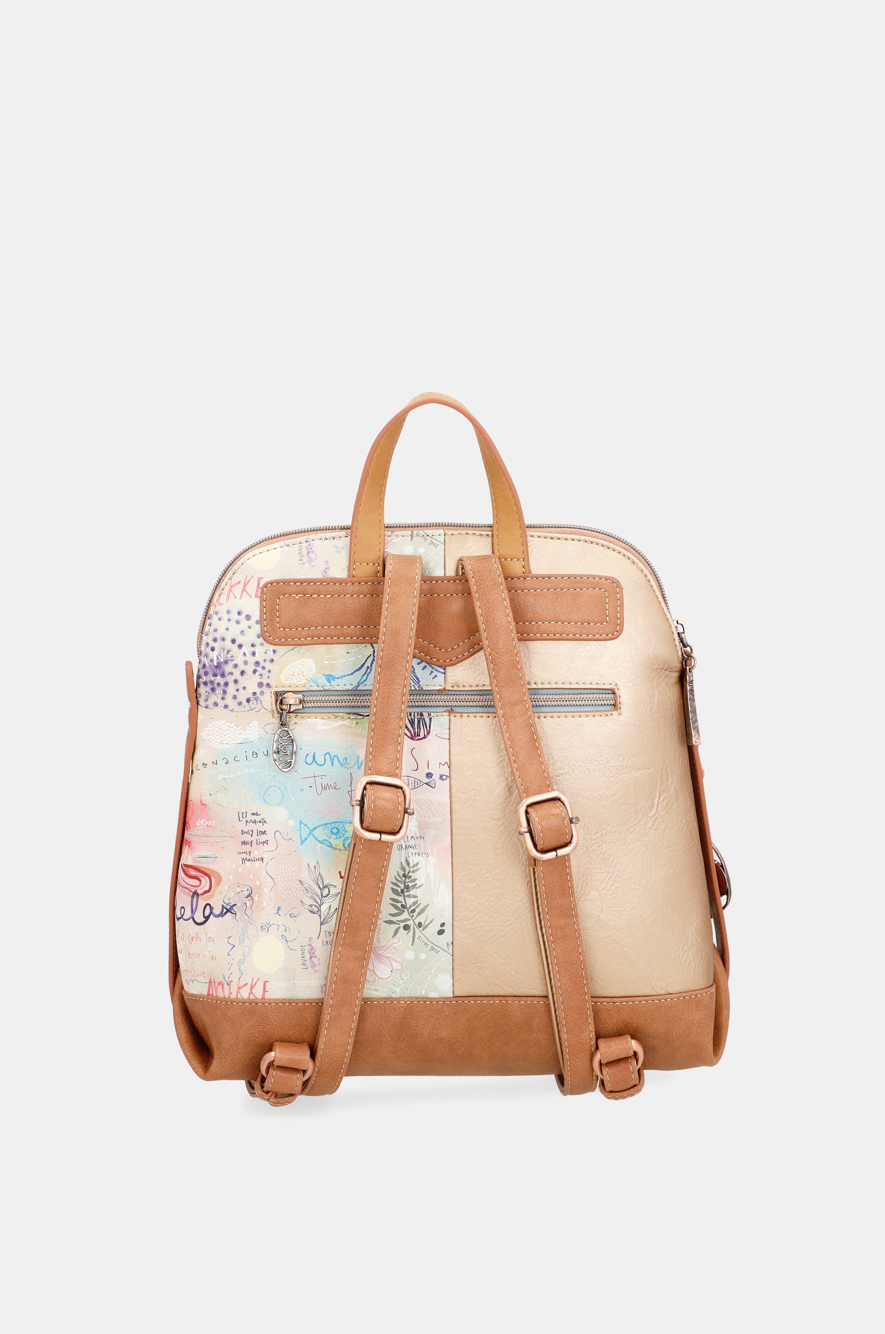 Mediterranean backpack with front pocket