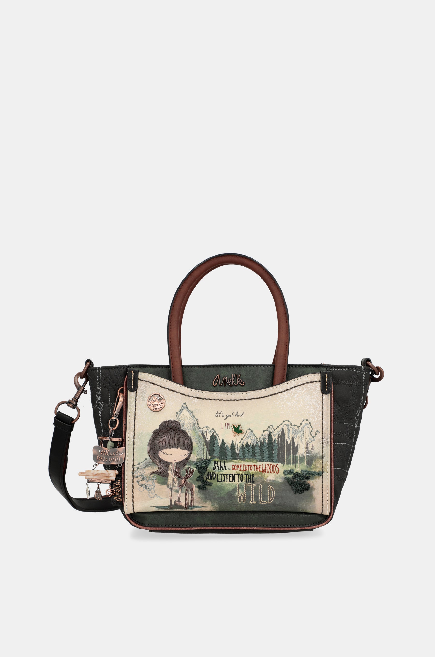 The Forest tote bag with shoulder strap