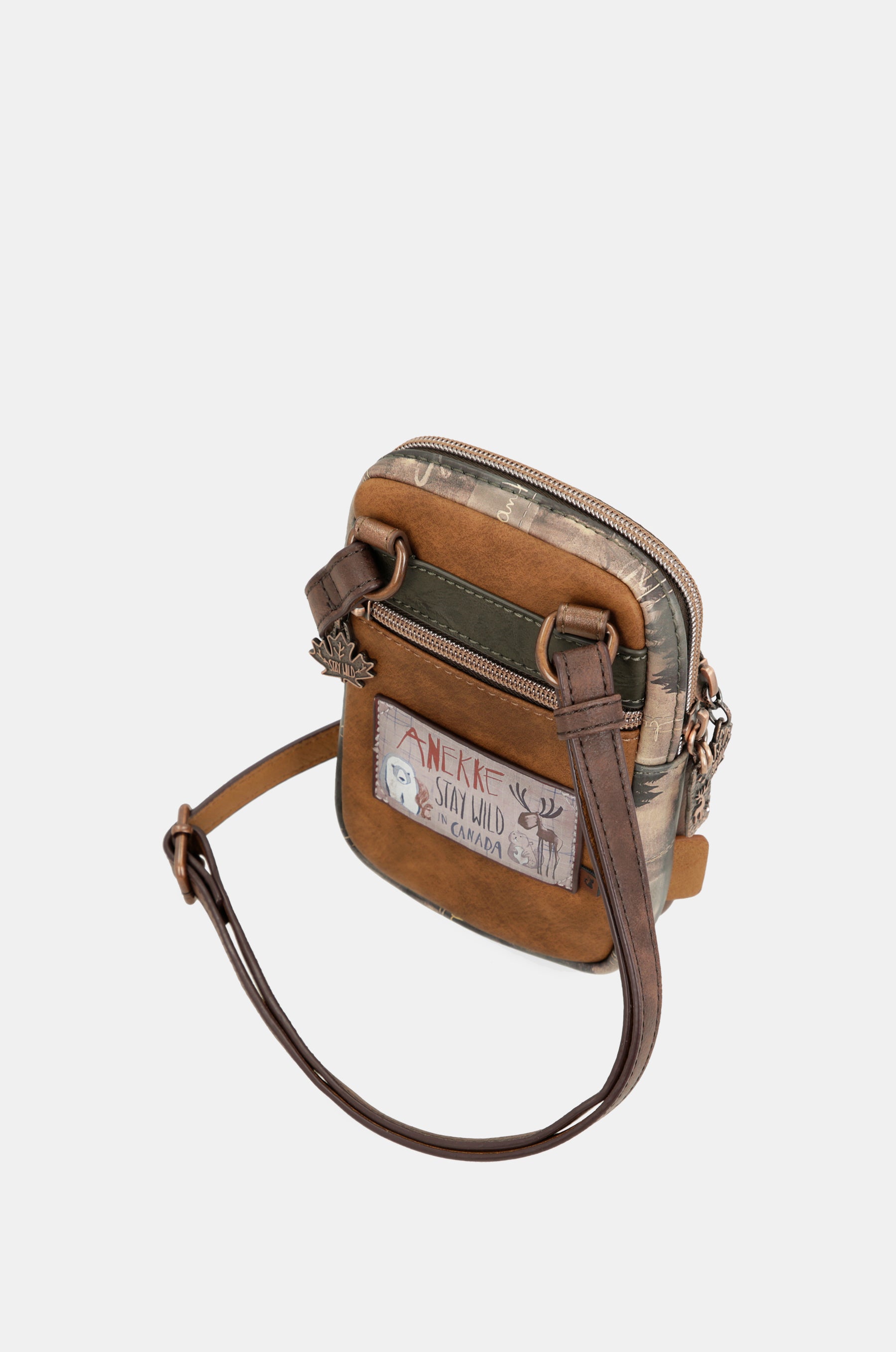 The Forest mini shoulder bag with front pocket