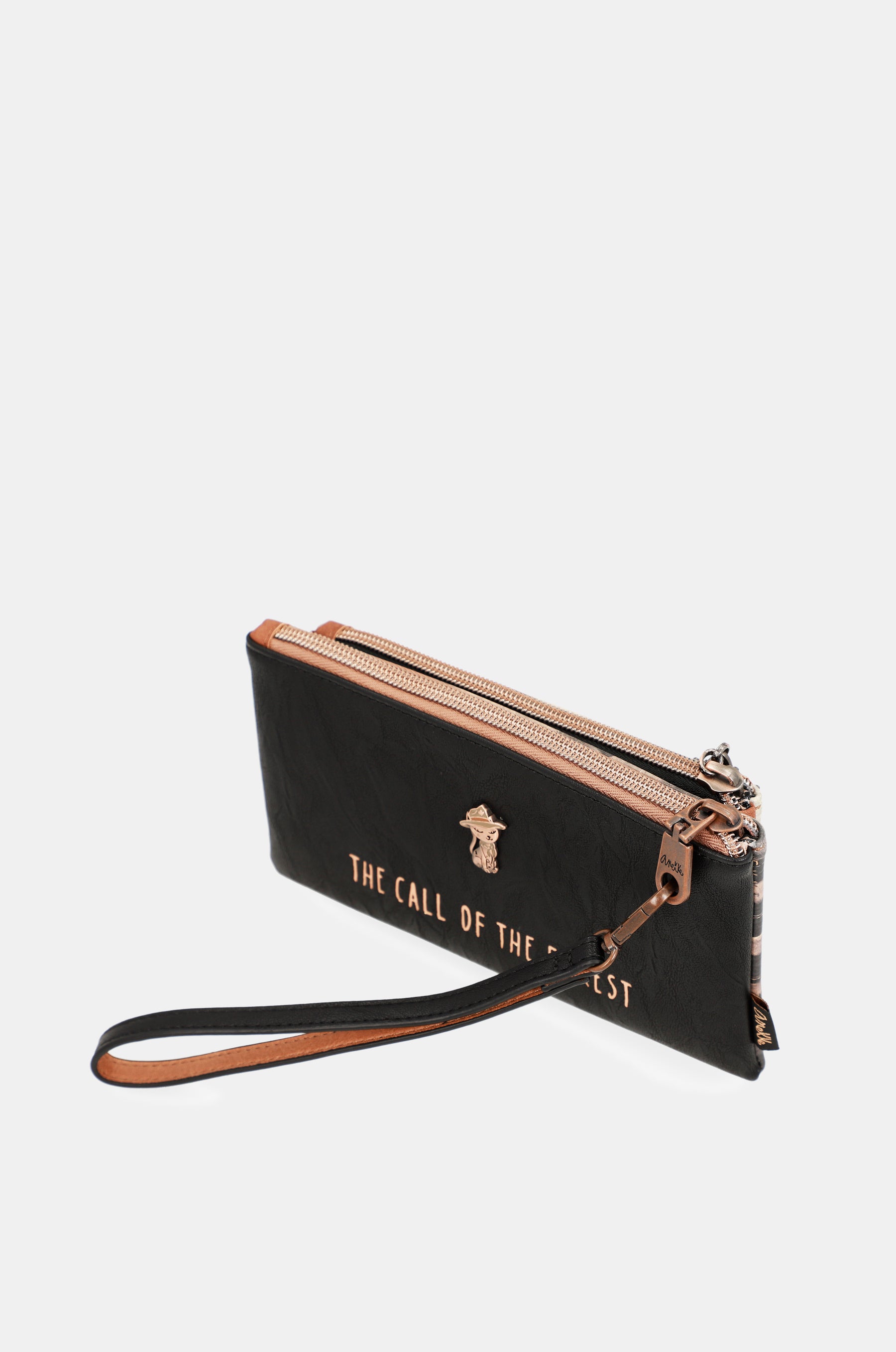 The Forest coin purse wallet with hand strap