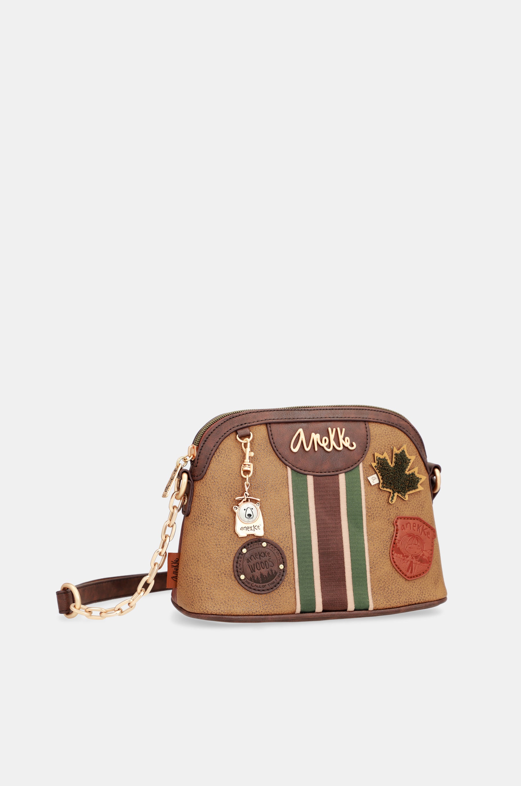 Urban metal handle shoulder bag