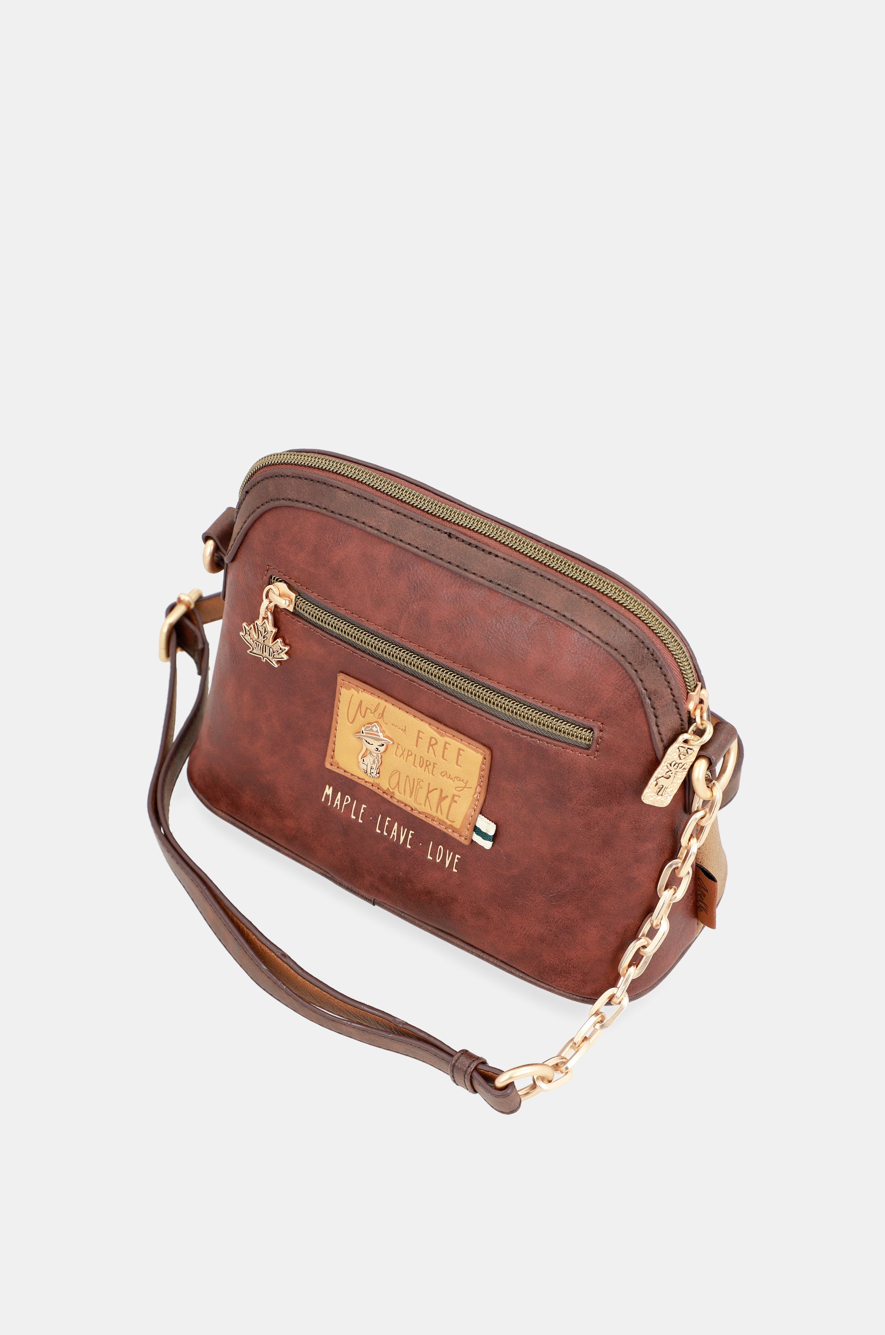 Urban metal handle shoulder bag