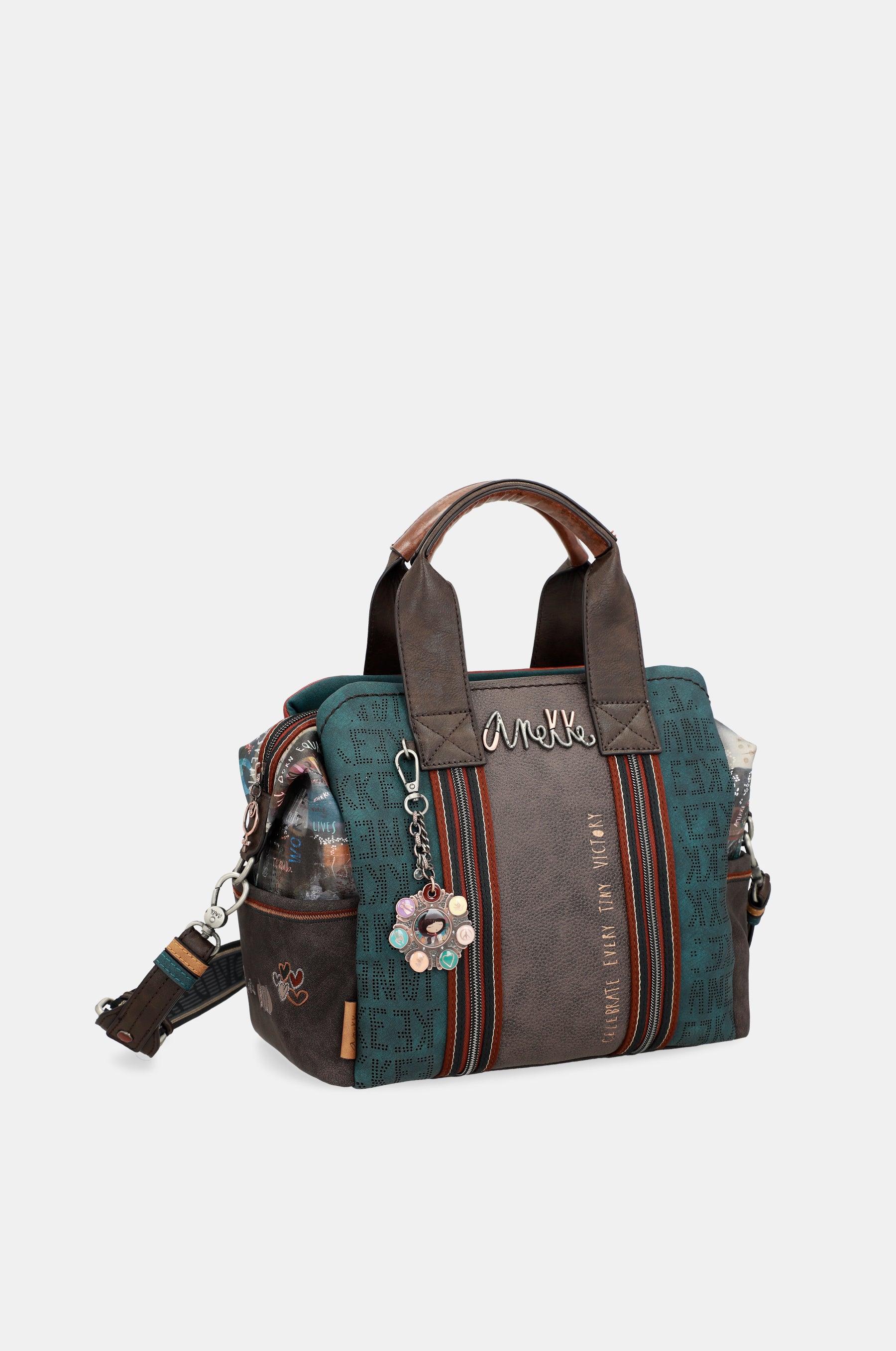 Respect shoulder bag with shoulder strap